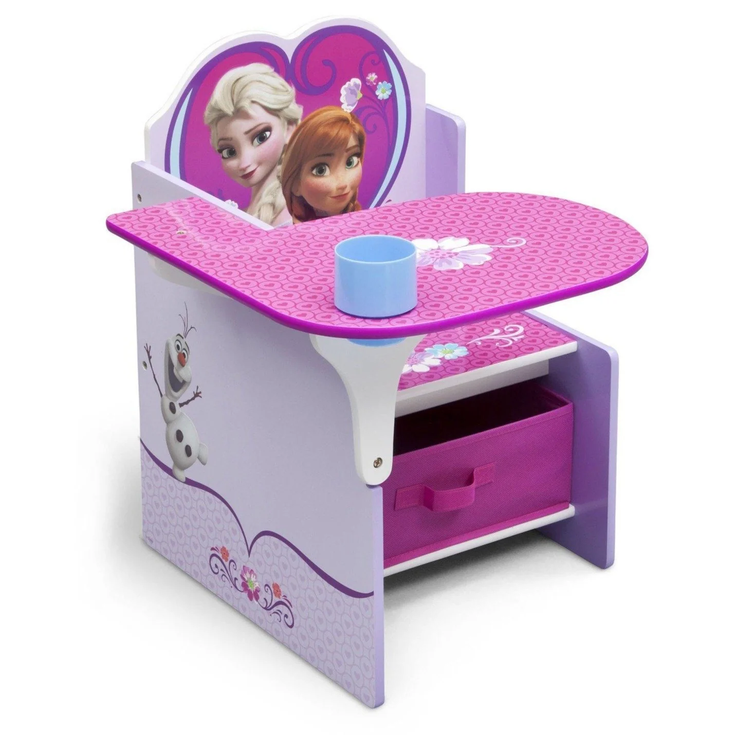Frozen Chair Desk with Storage Bin - Image 4