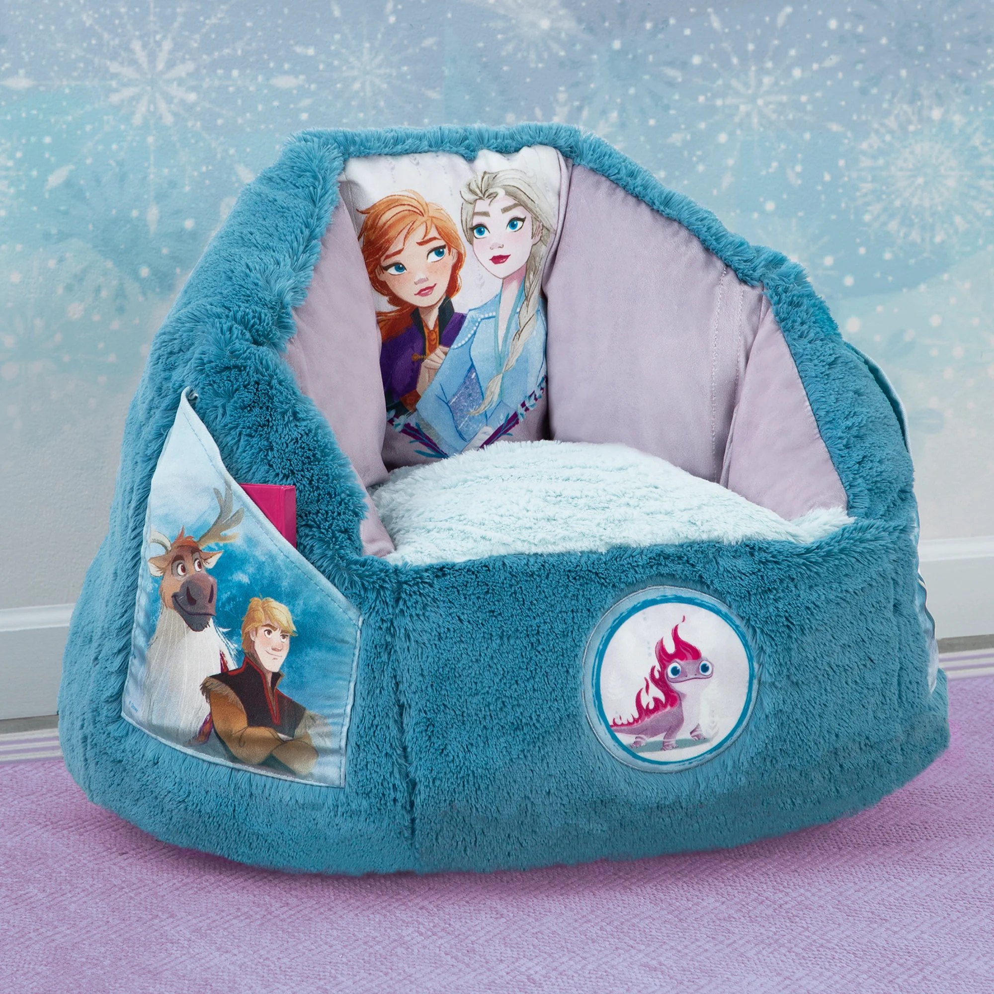 Frozen Cozee Fluffy Chair, Toddler Size (for Kids Up to 6 Years Old) - Image 5