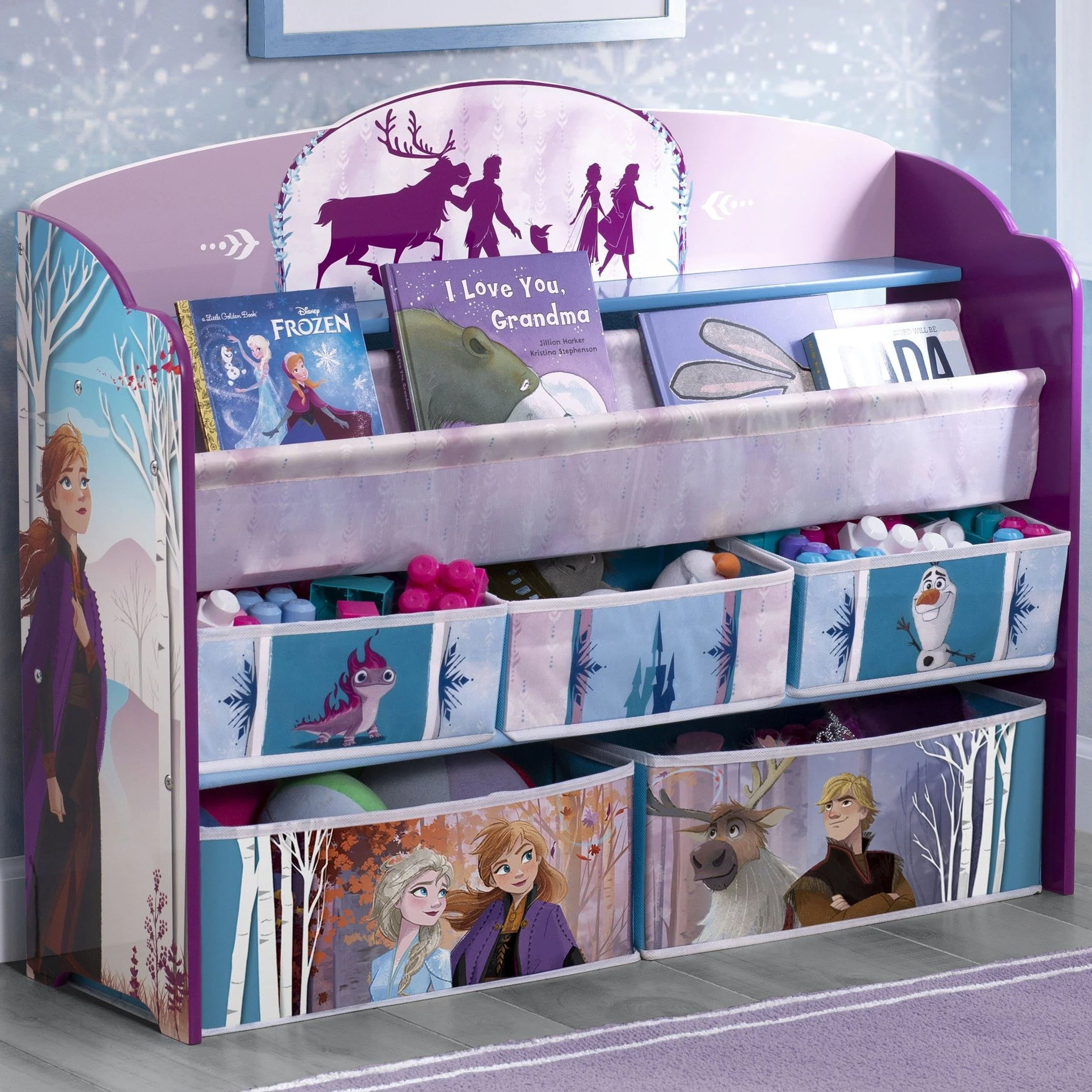 Frozen II Deluxe Toy and Book Organizer - Image 10