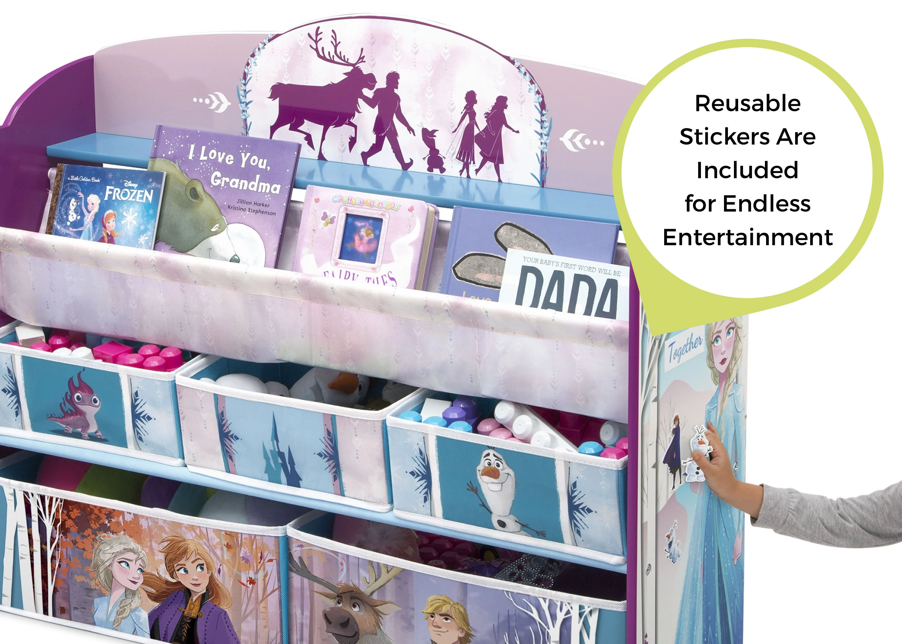 Frozen II Deluxe Toy and Book Organizer - Image 5