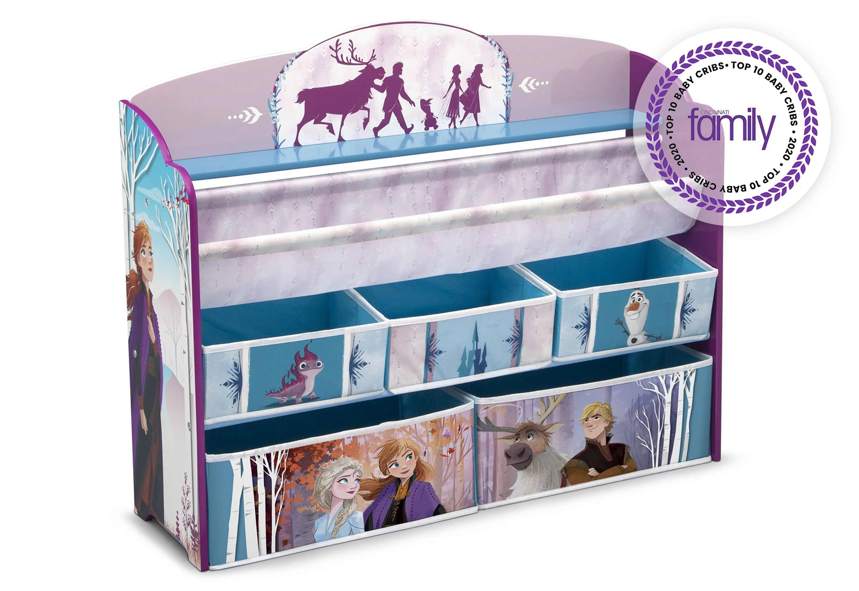 Frozen II Deluxe Toy and Book Organizer - Image 7