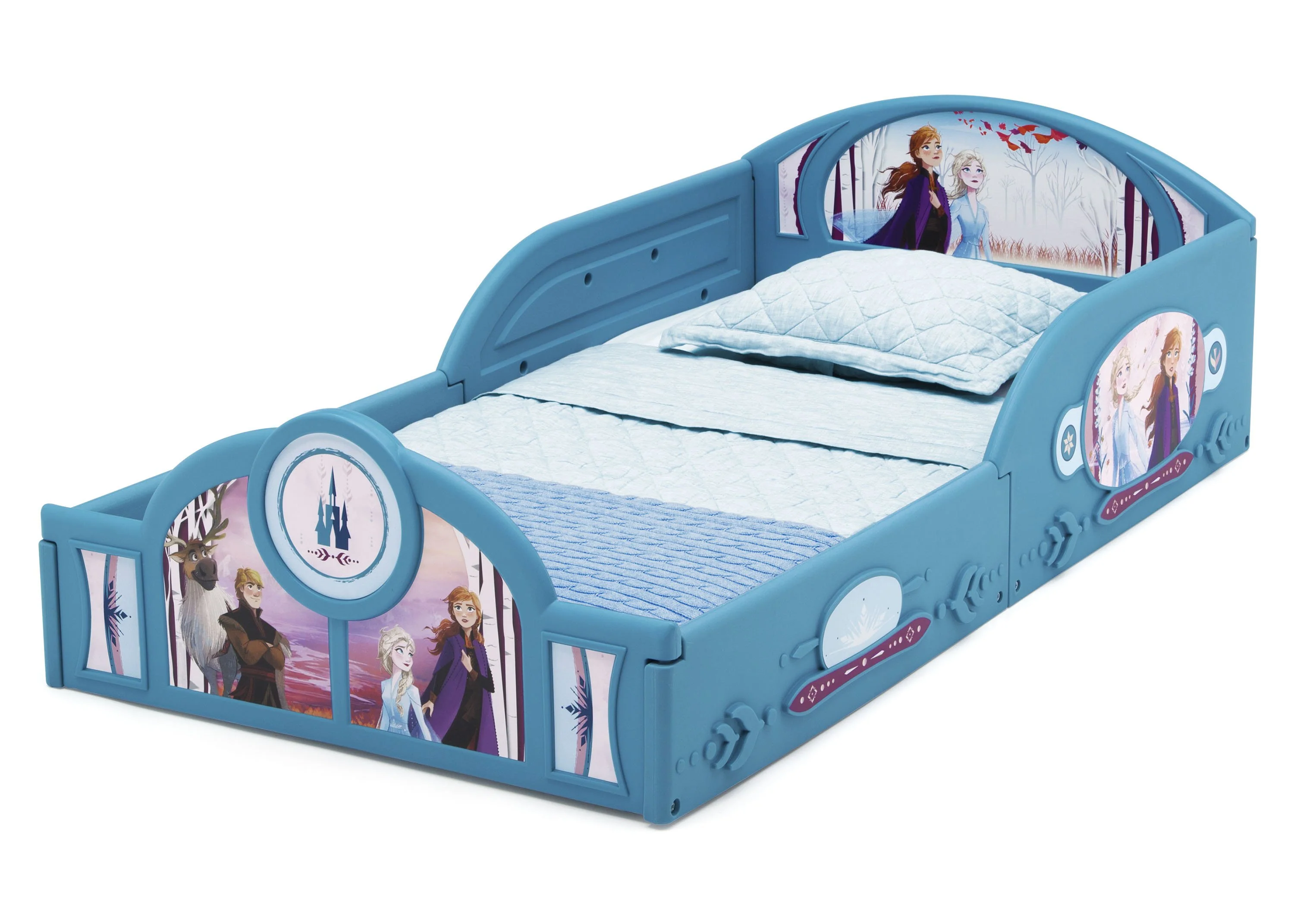 Frozen II Plastic Sleep and Play Toddler Bed - Image 3