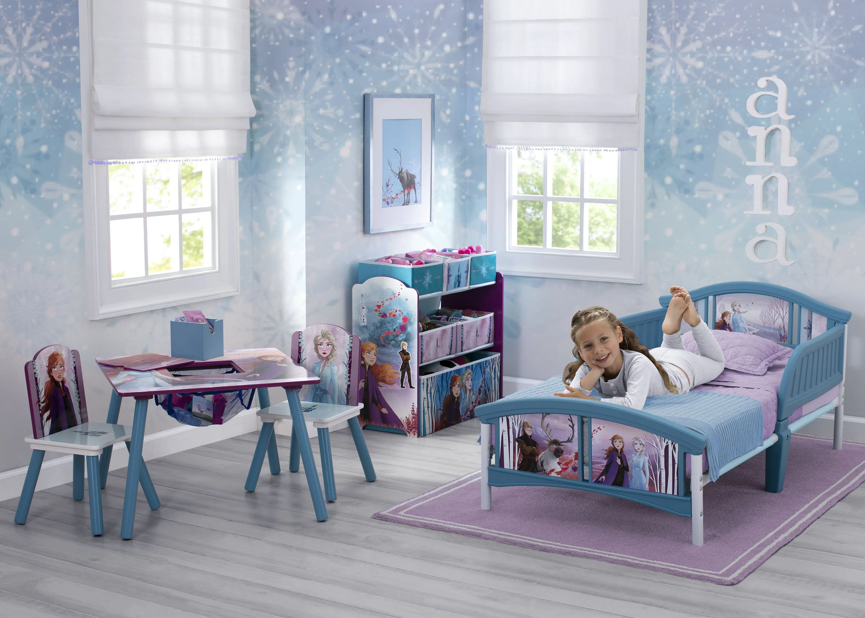 Frozen II Plastic Toddler Bed - Image 2
