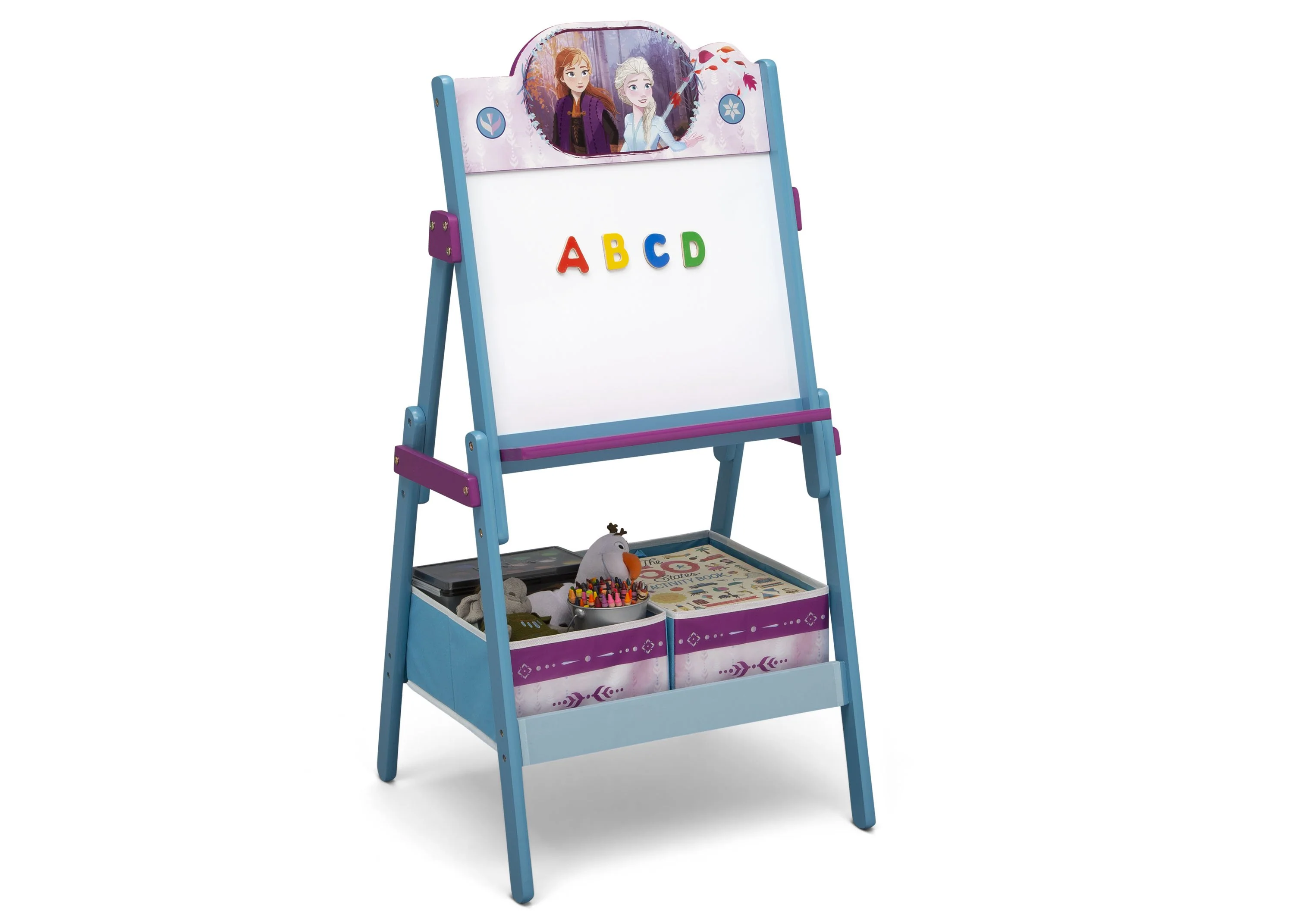Frozen II Wooden Activity Easel with Storage - Image 3