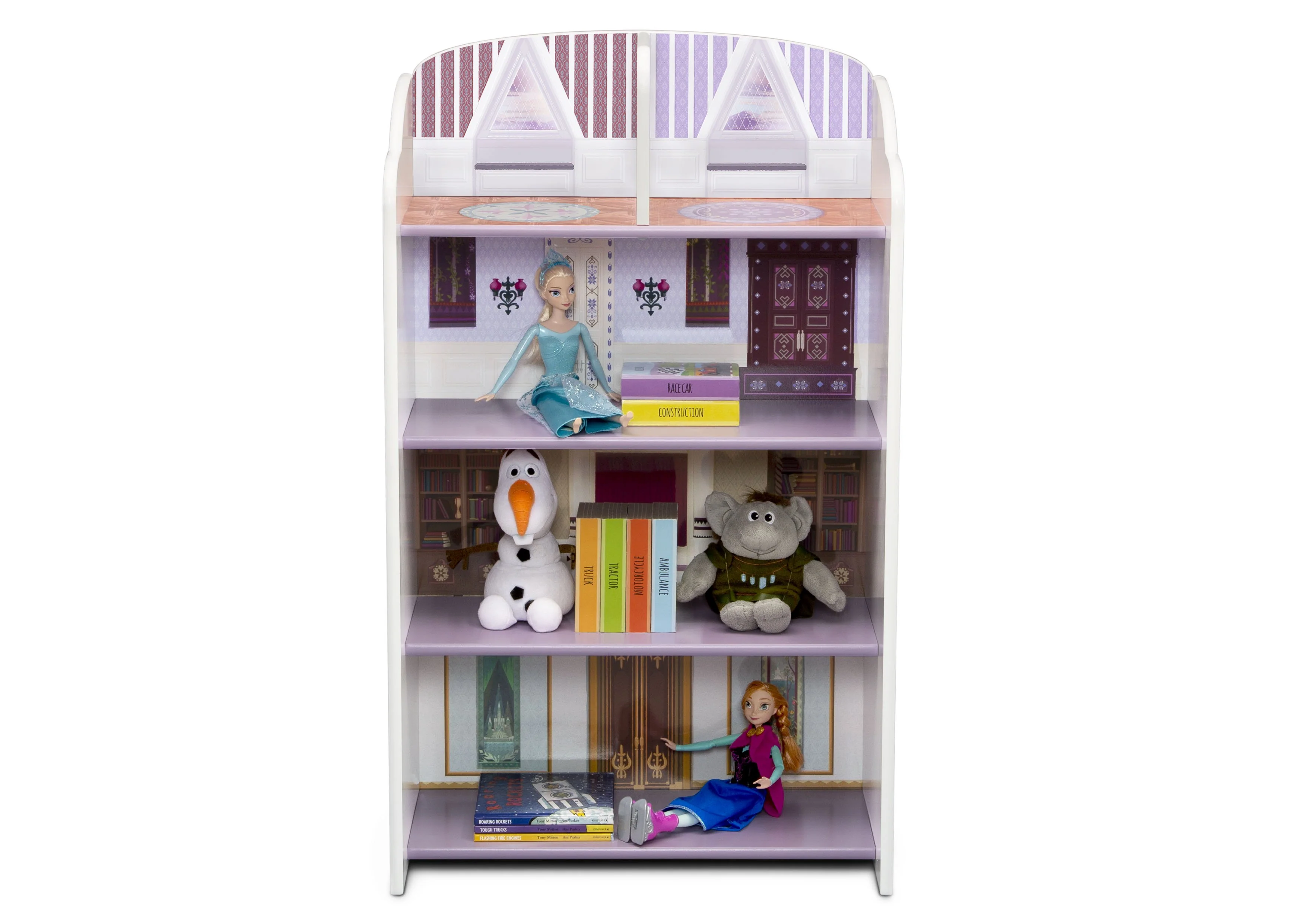 Frozen II Wooden Playhouse 4-Shelf Bookcase - Image 3