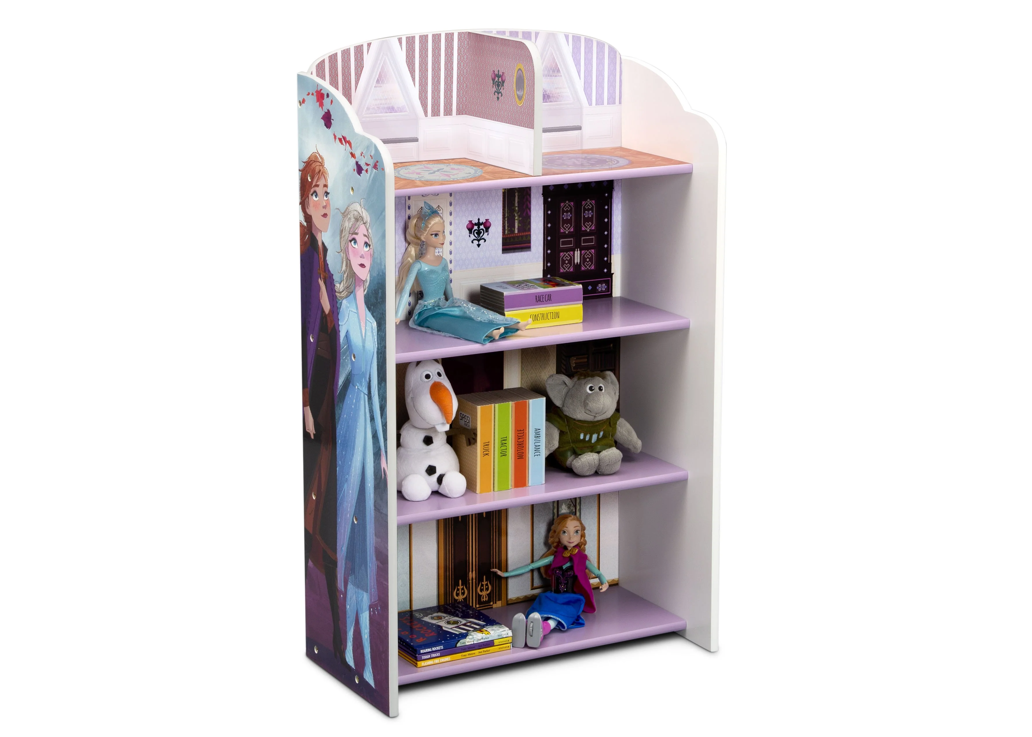 Frozen II Wooden Playhouse 4-Shelf Bookcase - Image 4
