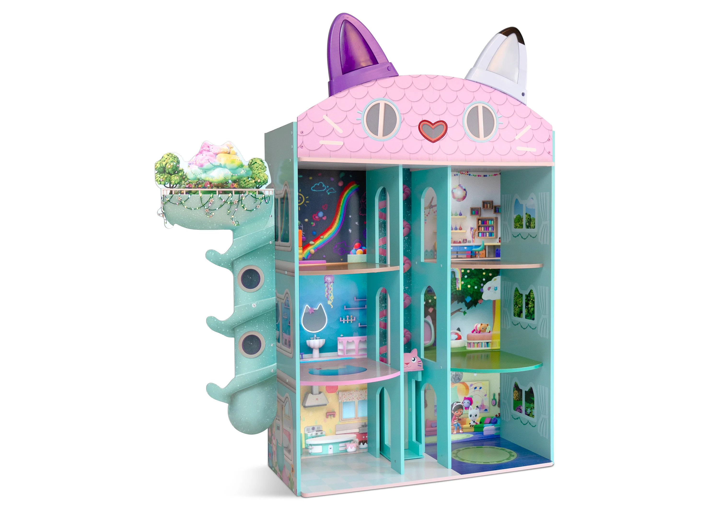 Gabby’s Dollhouse Purrfect Playhouse - Image 4