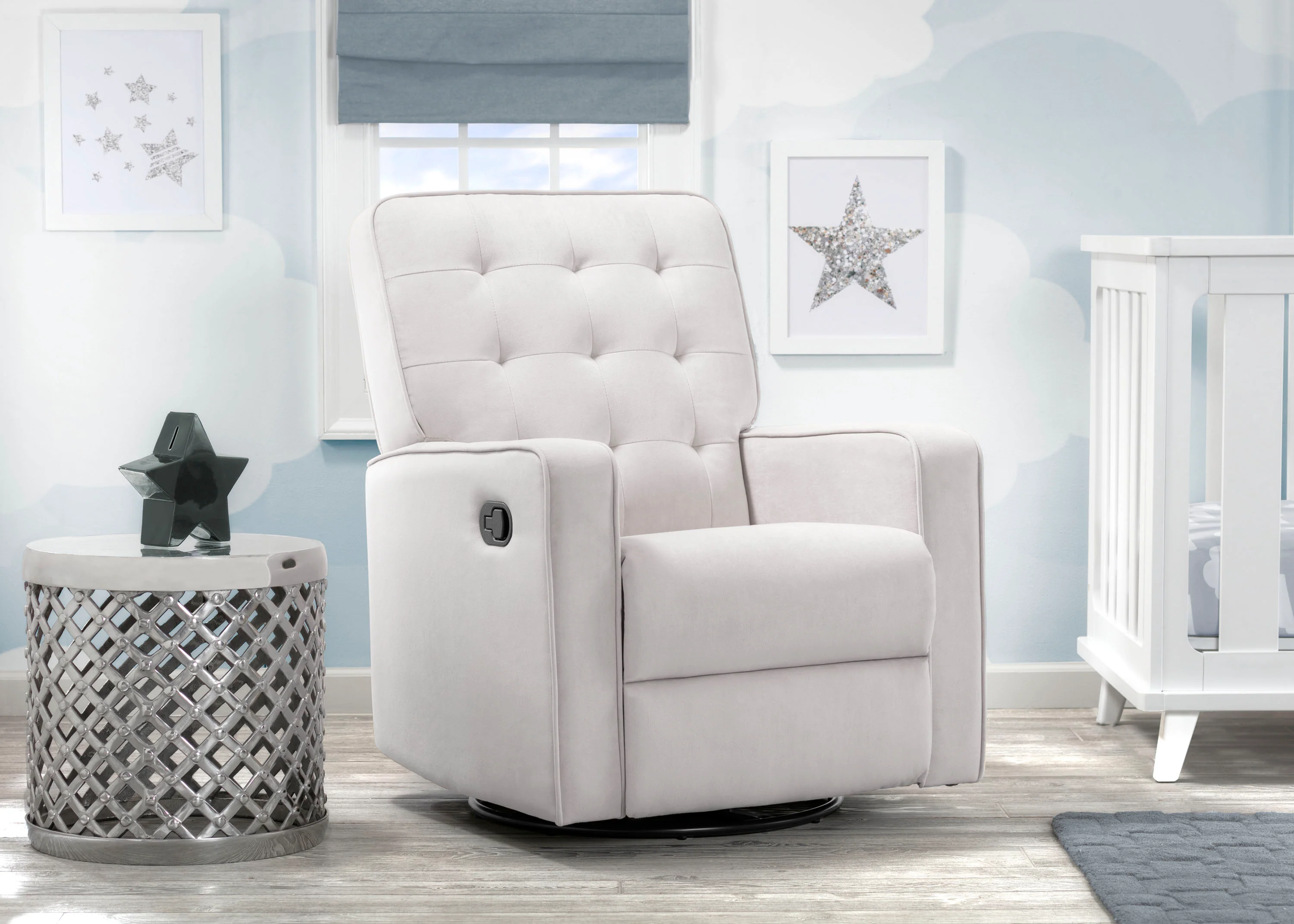 Garrison Nursery Glider Swivel Recliner Featuring LiveSmart Fabric by Culp - Image 2