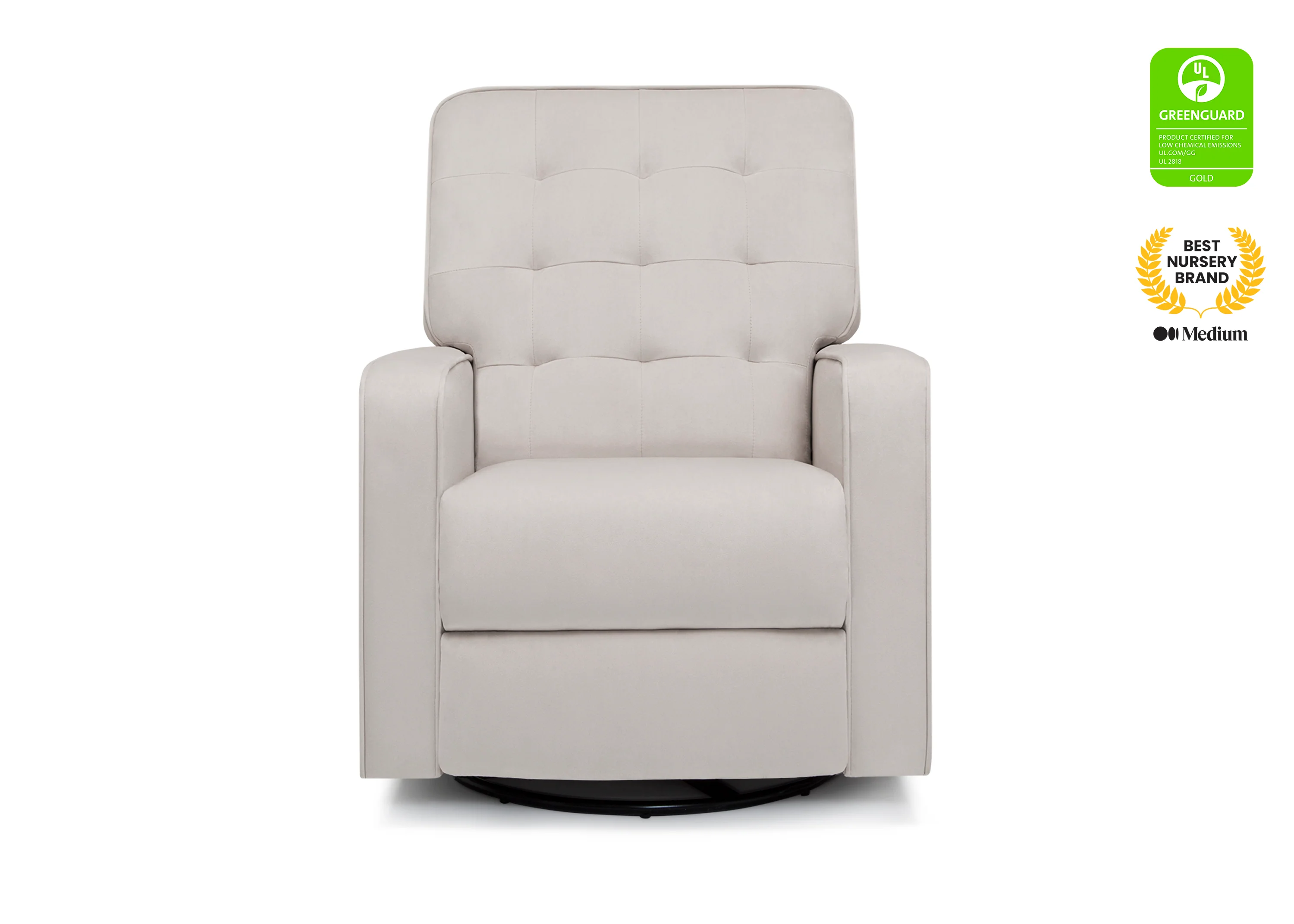 Gavin Nursery Glider Swivel Recliner Featuring LiveSmart Fabric by Culp - Image 11