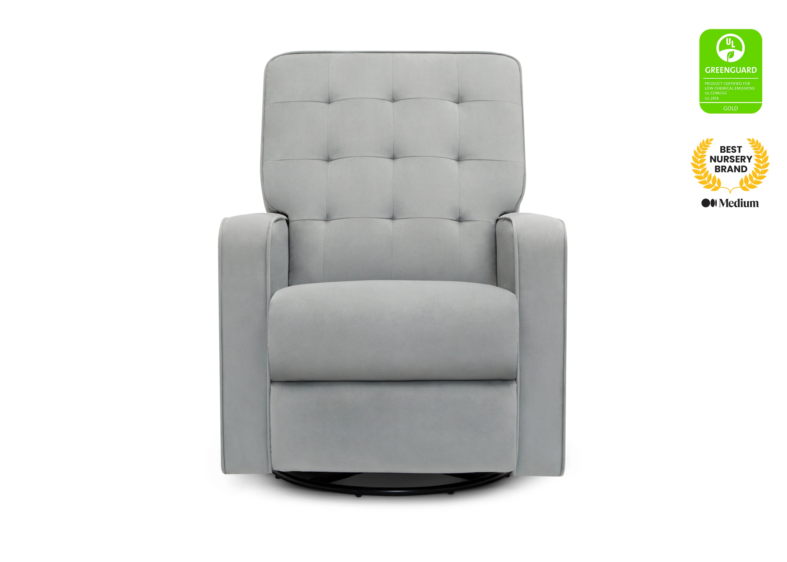 Gavin Nursery Glider Swivel Recliner Featuring LiveSmart Fabric by Culp - Image 13