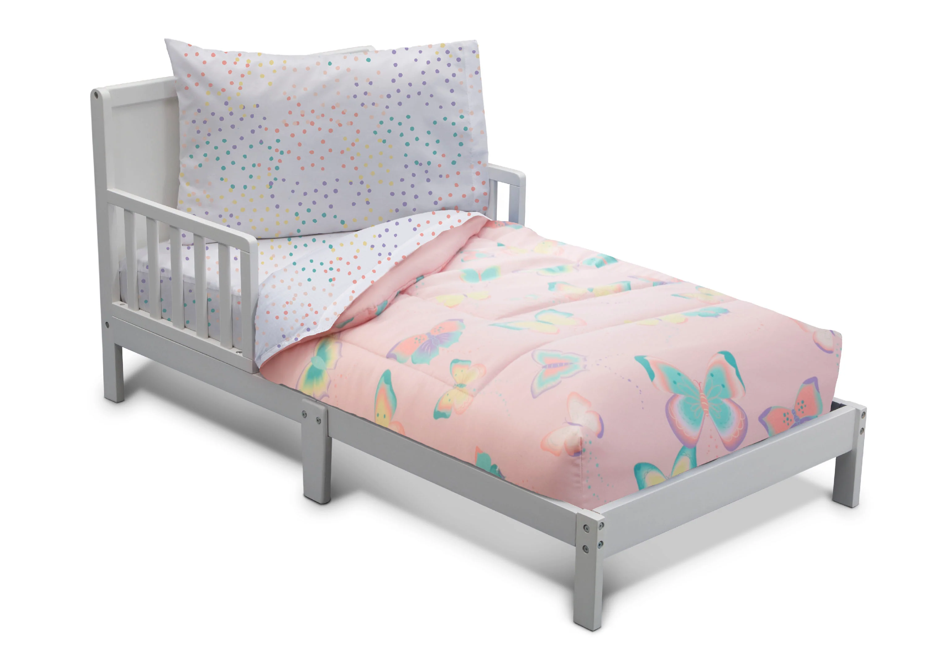 Girls 4-Piece Toddler Bedding Set - Image 11