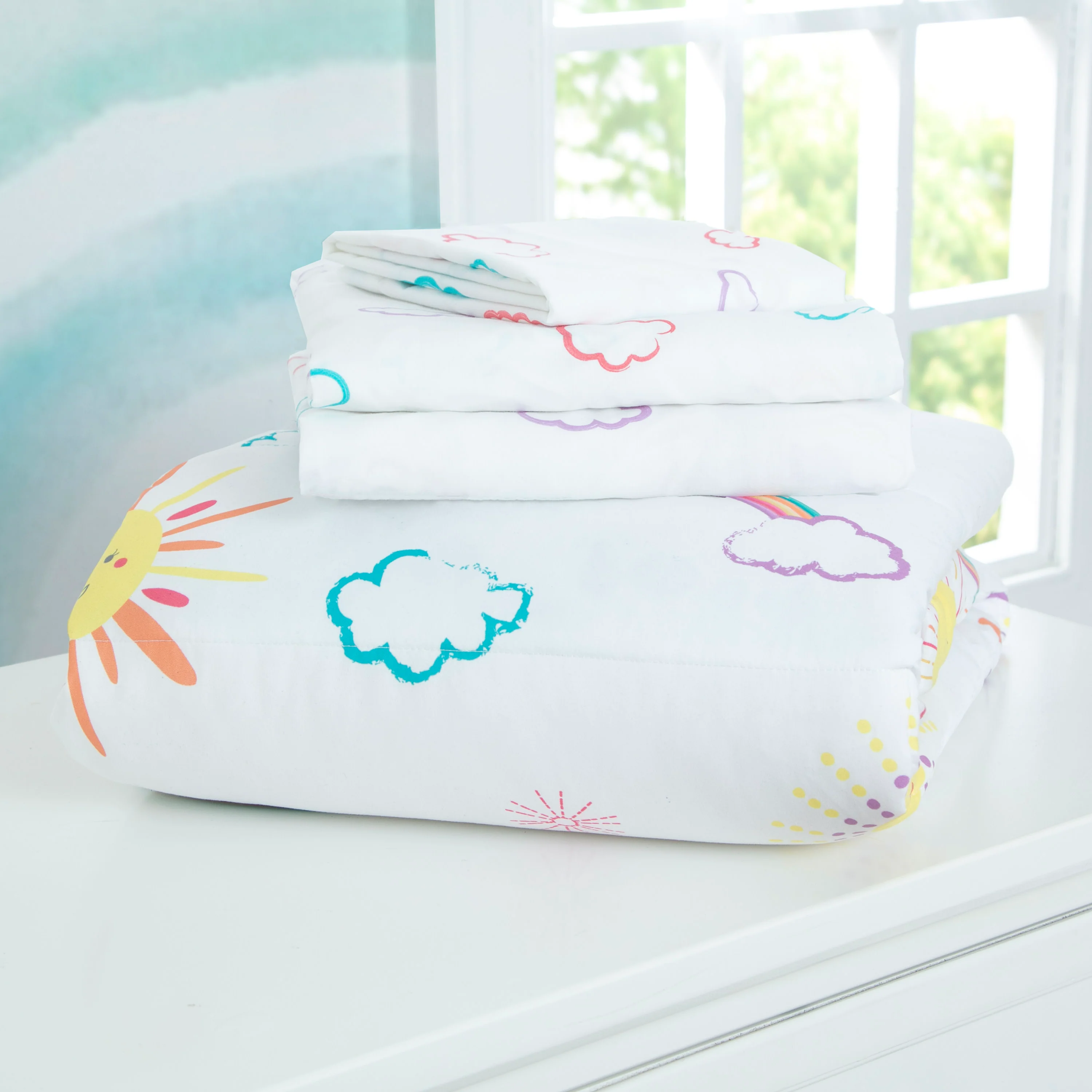 Girls 4-Piece Toddler Bedding Set - Image 15