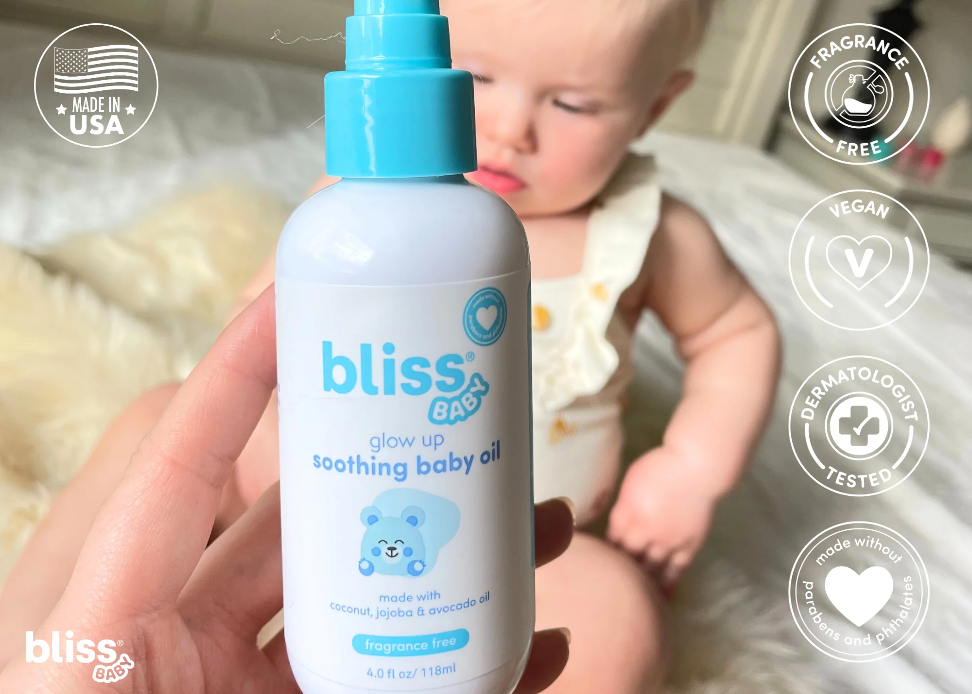 Glow Up Soothing Baby Oil - Image 4