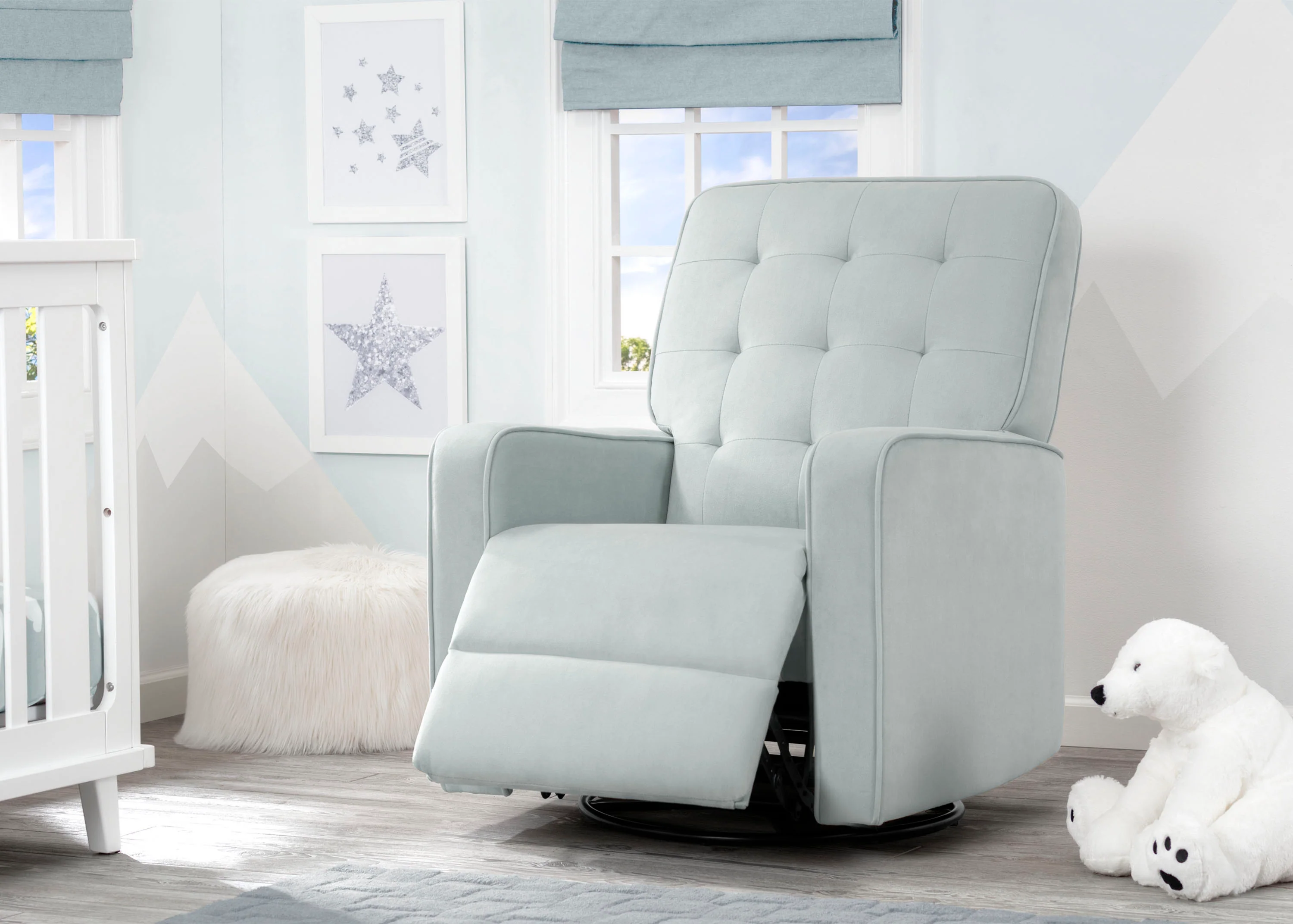 Graham Nursery Glider Swivel Recliner Featuring LiveSmart Fabric by Culp - Image 25