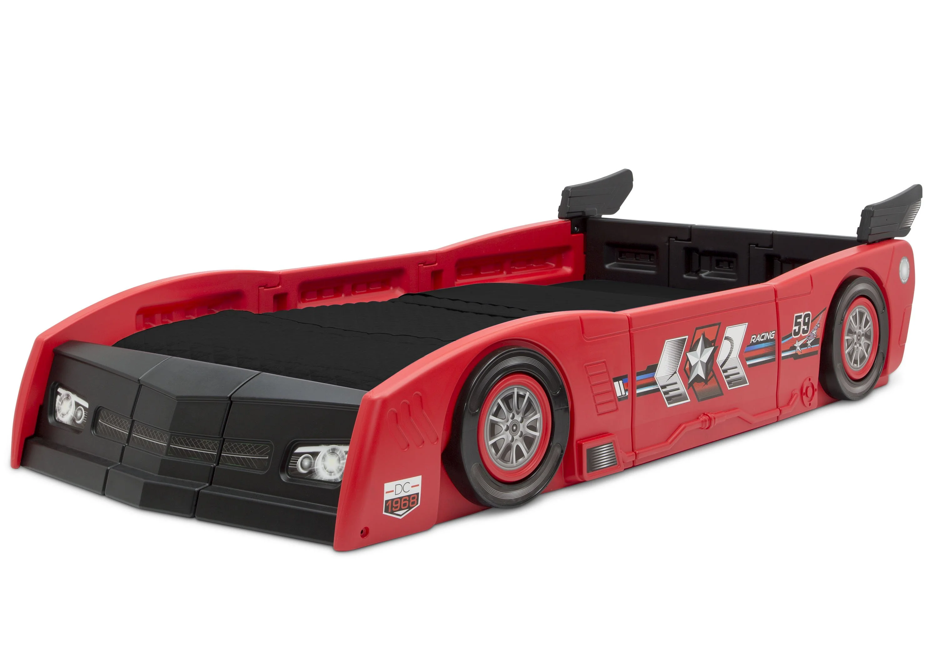 Grand Prix Race Car Toddler-to-Twin Bed - Image 25