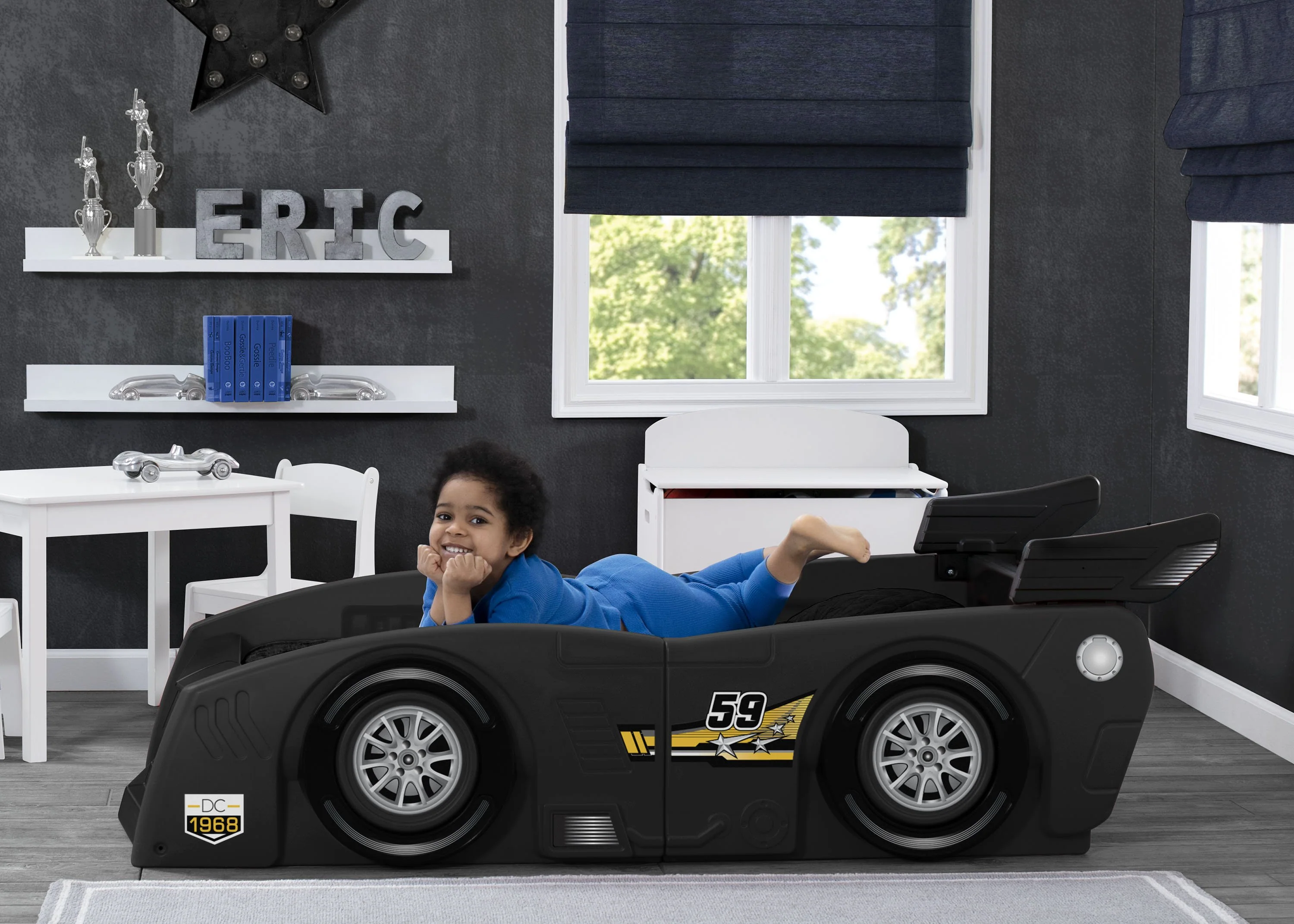 Grand Prix Race Car Toddler-to-Twin Bed - Image 3