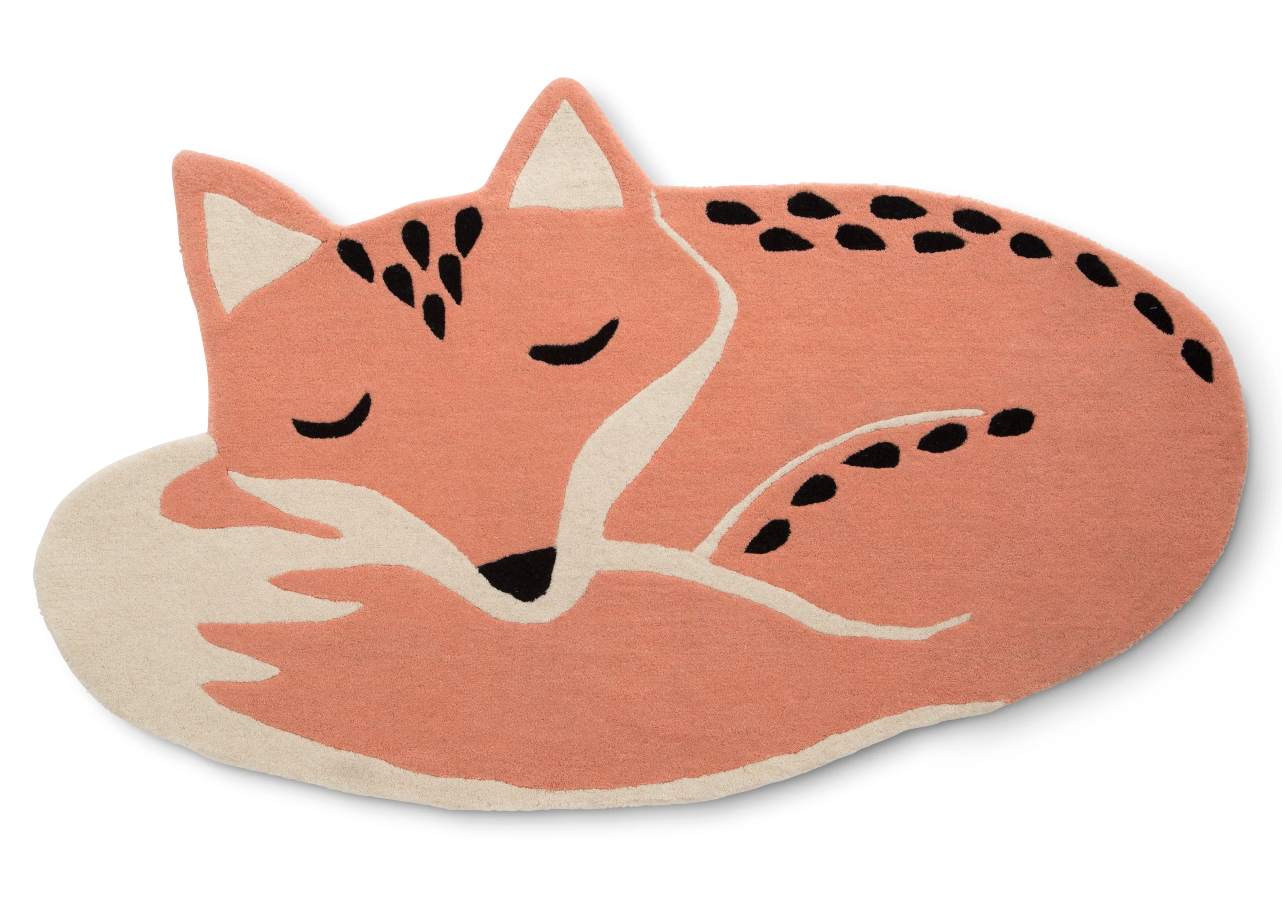 Hand-Tufted 100% Wool Fox Rug - Image 2