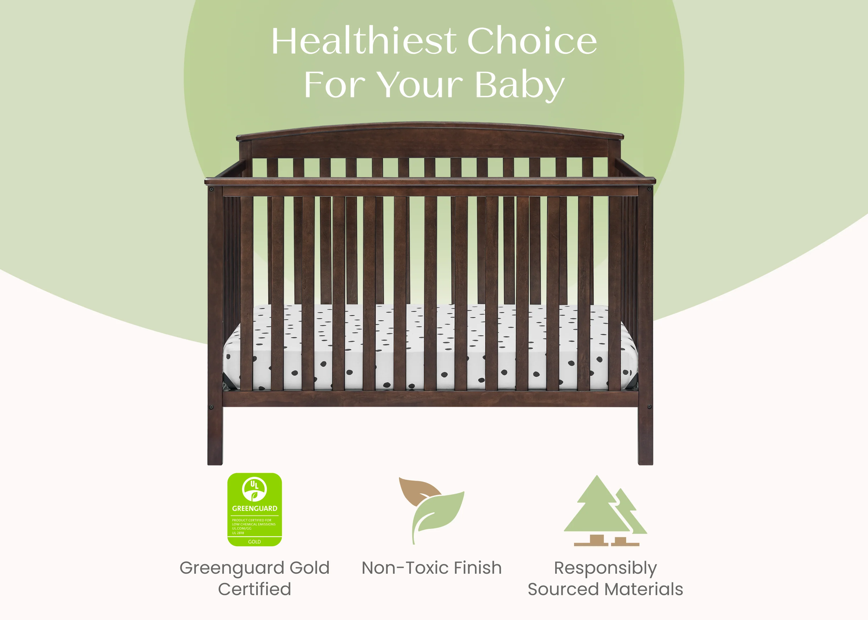 Hanover 6-in-1 Convertible Baby Crib - Image 38