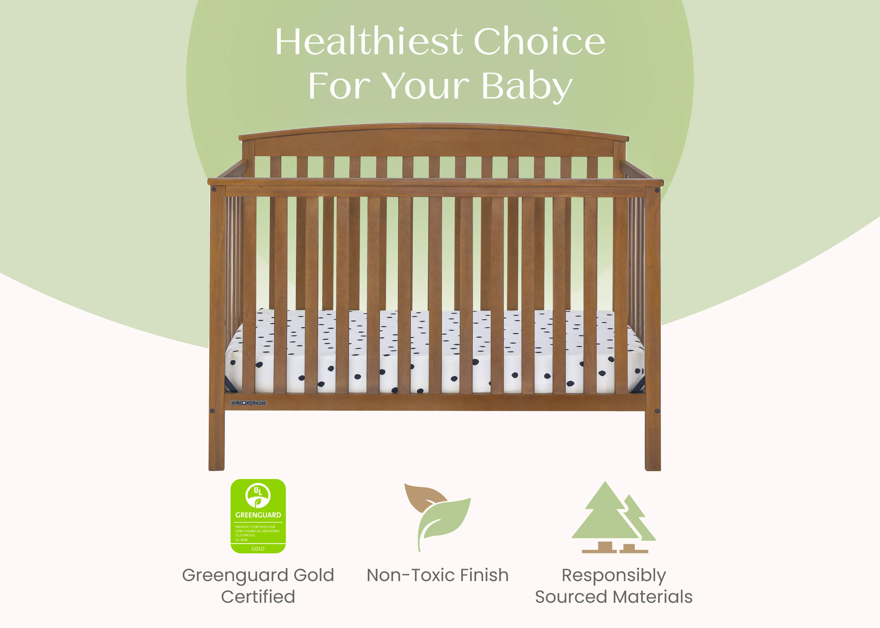 Hanover 6-in-1 Convertible Baby Crib - Image 55