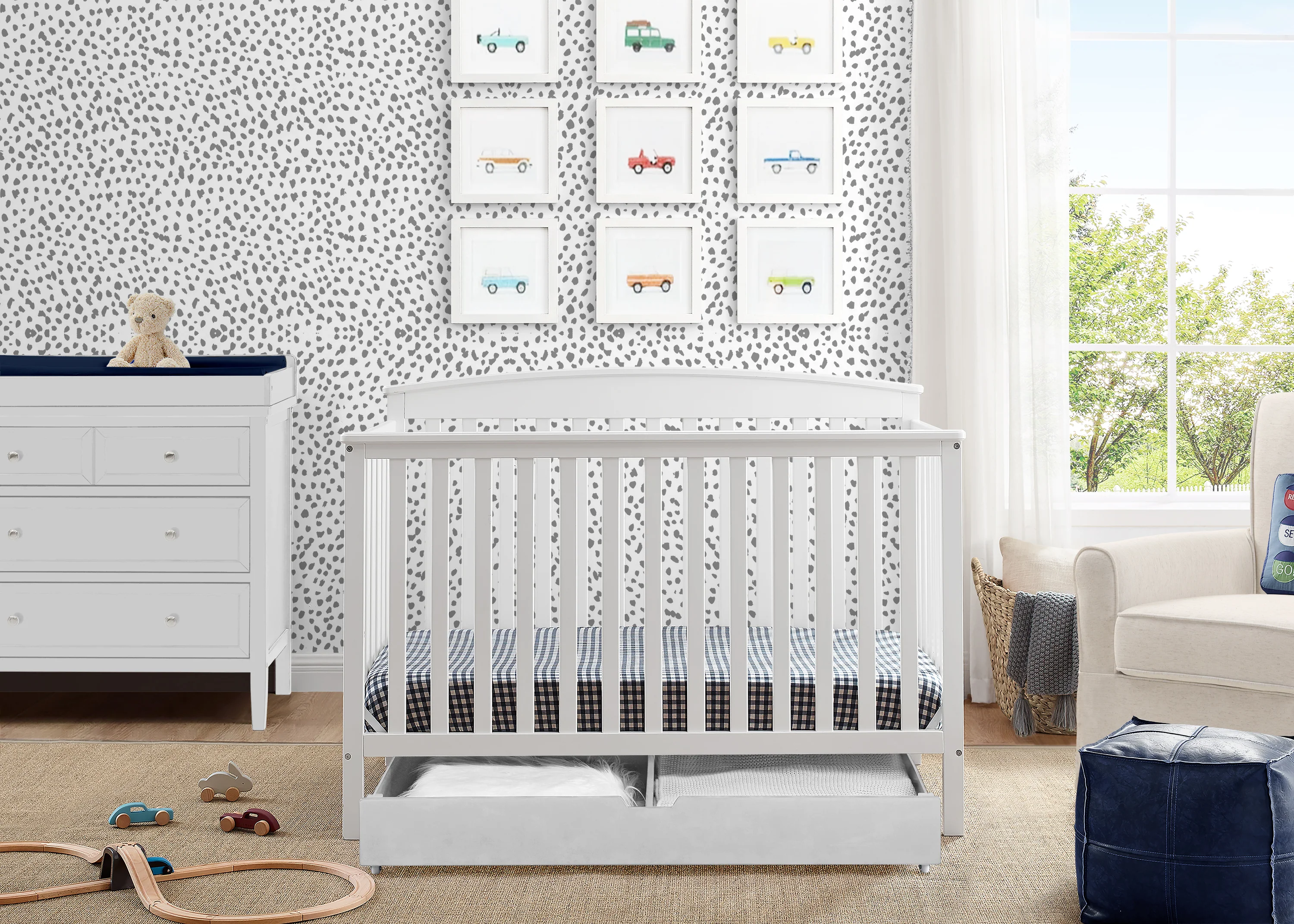 Hanover 6-in-1 Convertible Baby Crib - Image 70
