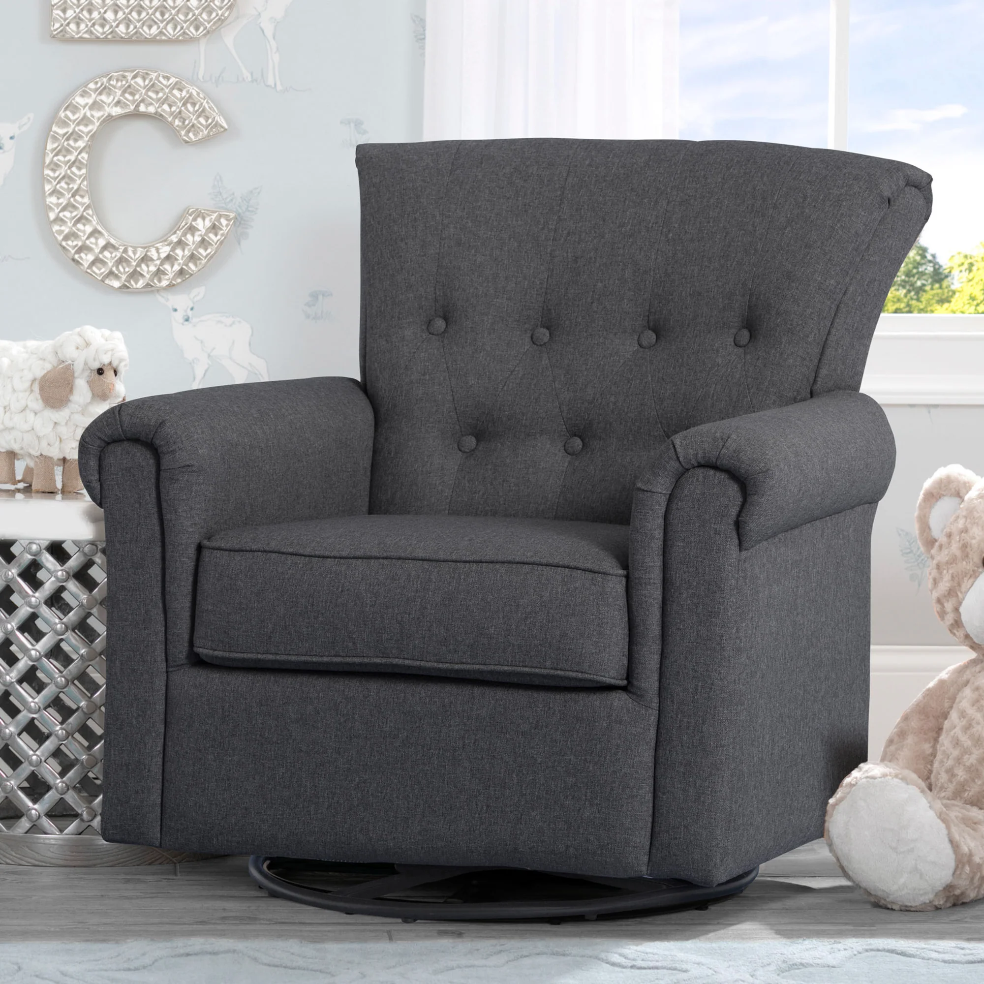 Harper Nursery Glider Swivel Rocker Chair - Image 12