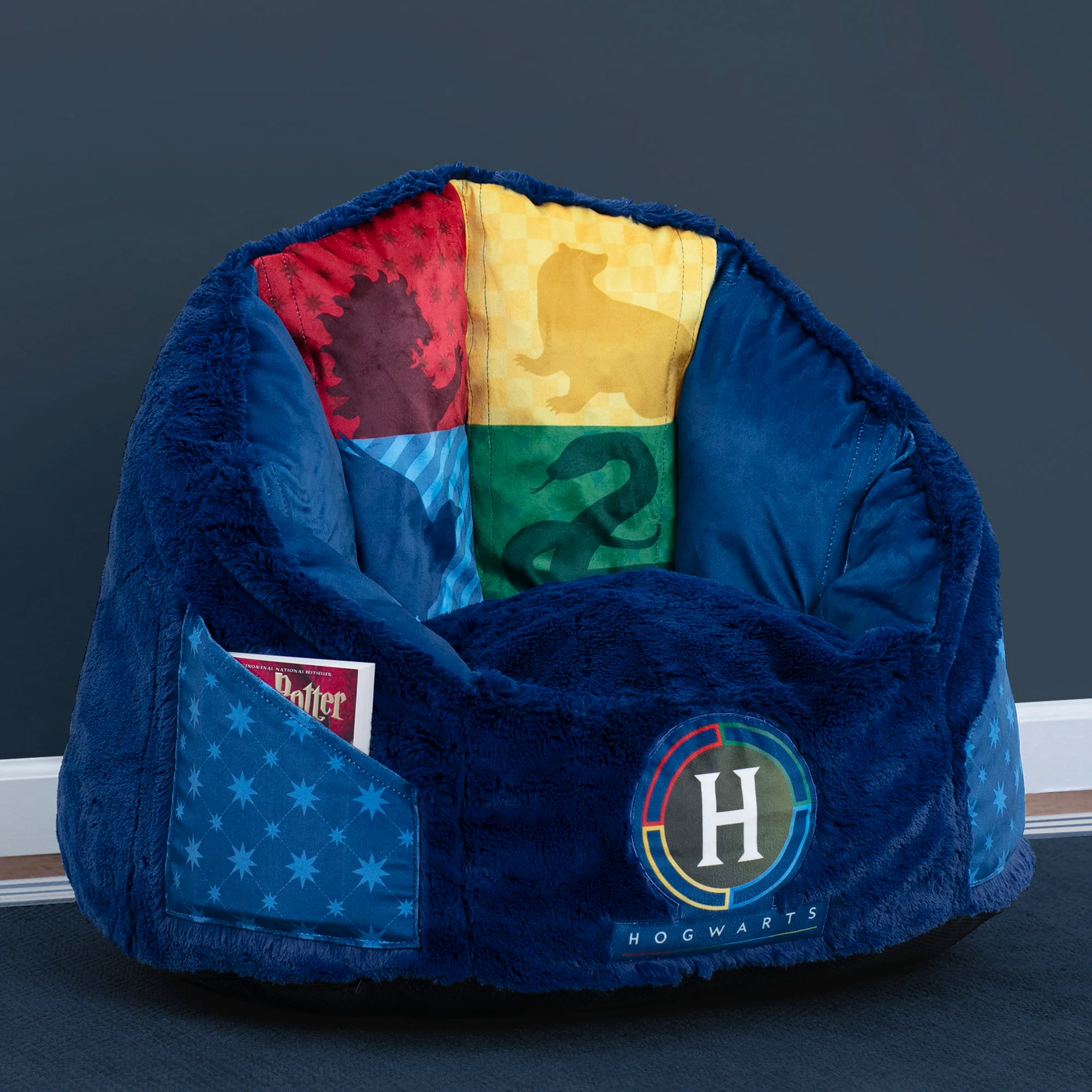 Harry Potter Cozee Fluffy Chair, Kid Size (For Kids Up To 10 Years Old) - Image 2