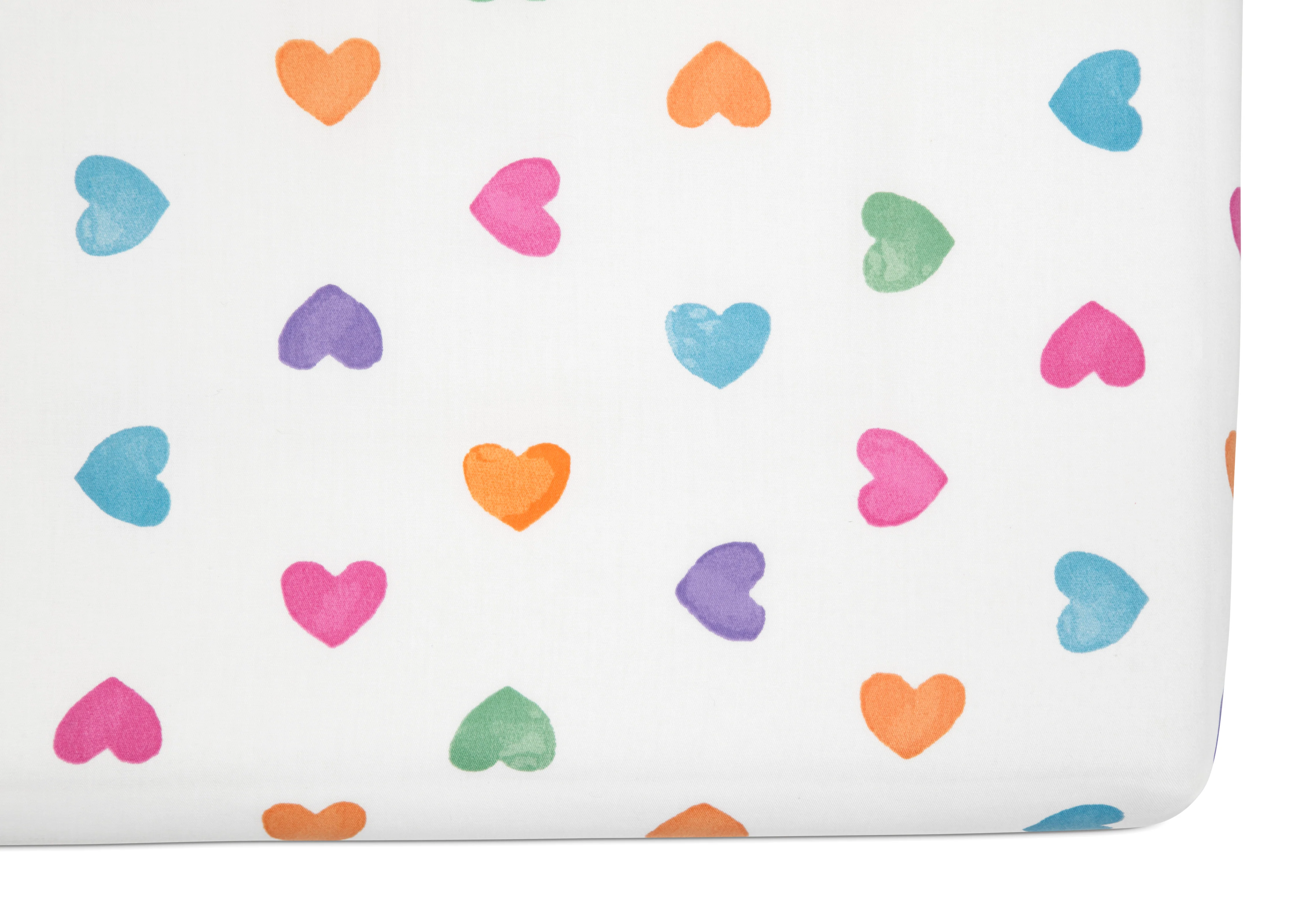 Hearts Printed 3-Piece Twin Sheet Set - Image 2