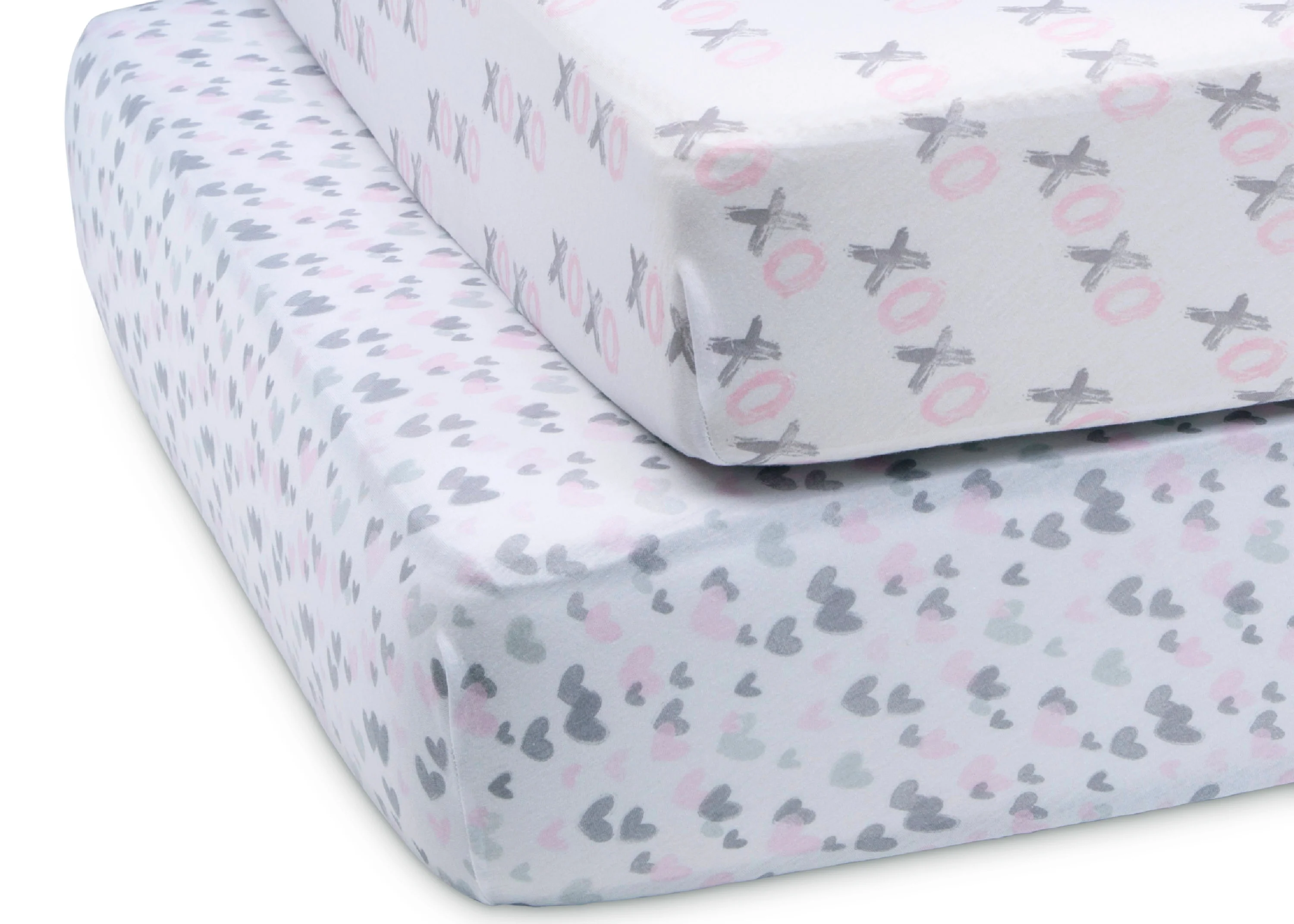 Hearts N Kisses Fitted Crib Sheets - 2 Pack - Image 5