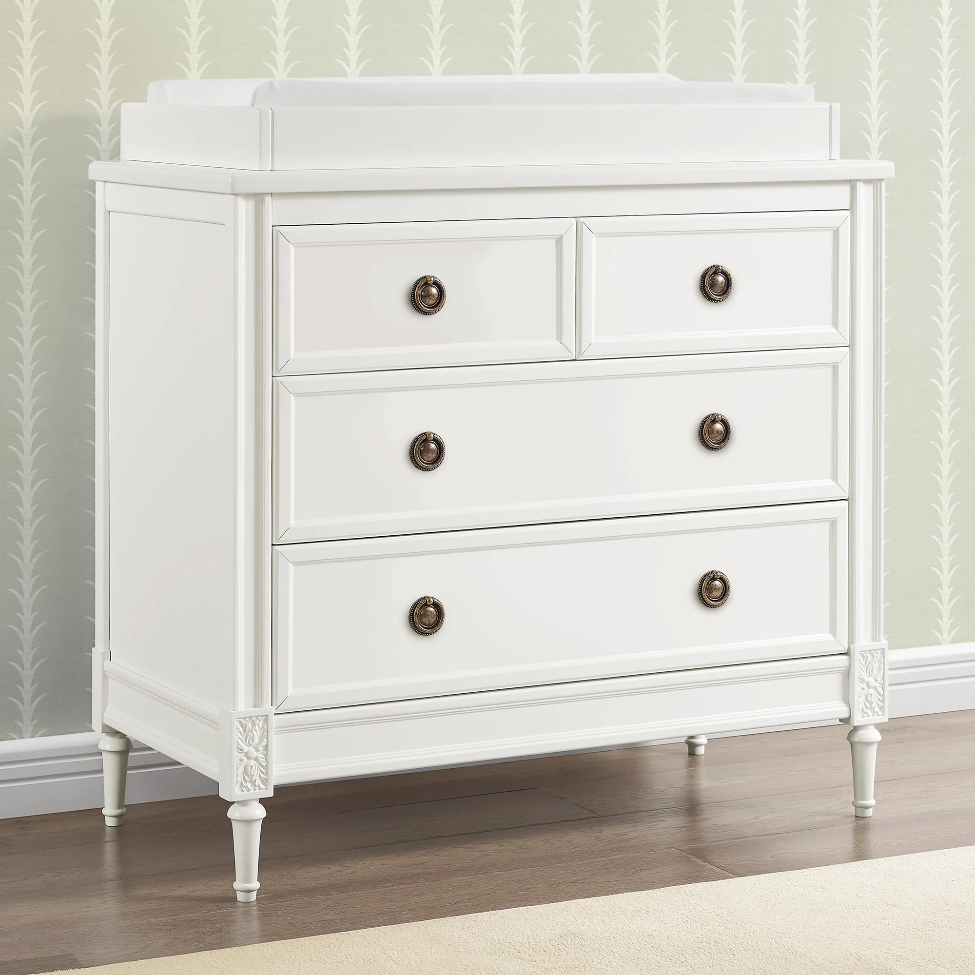 Heritage 4 Drawer Dresser with Changing Top and Interlocking Drawers - Image 13