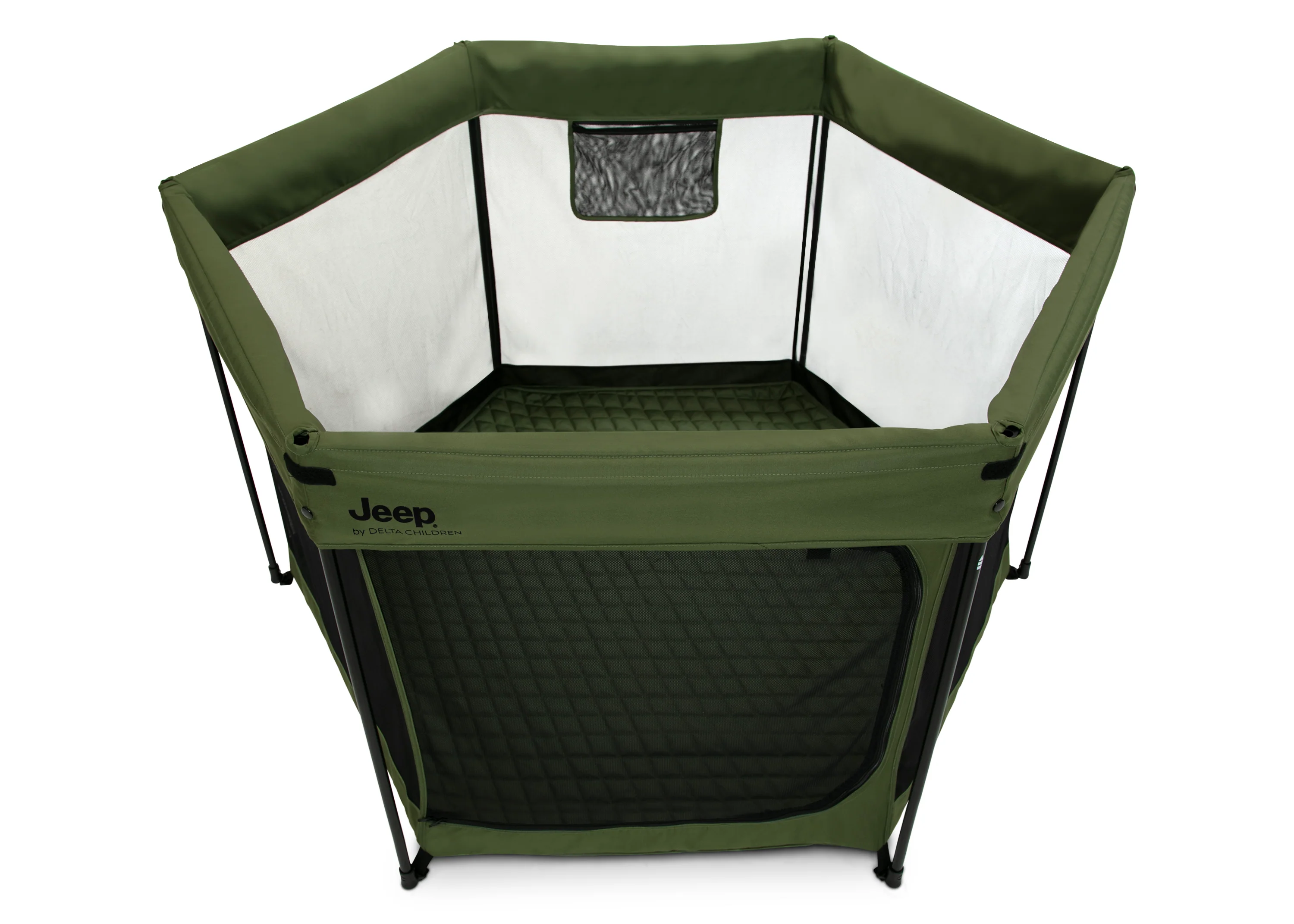 Hexagon Pop Up Play Yard with Removable Canopy - Image 6