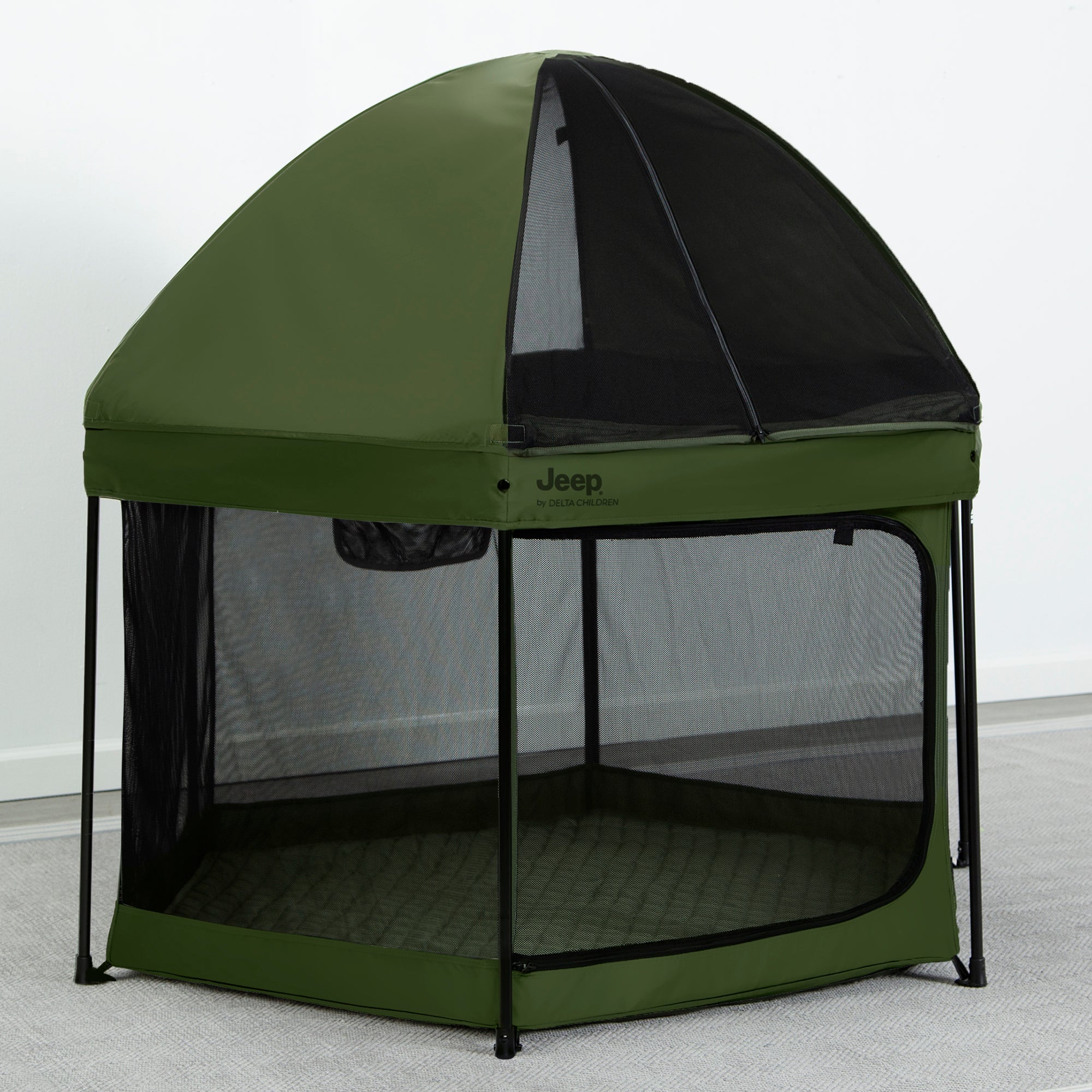 Hexagon Pop Up Play Yard with Removable Canopy - Image 7