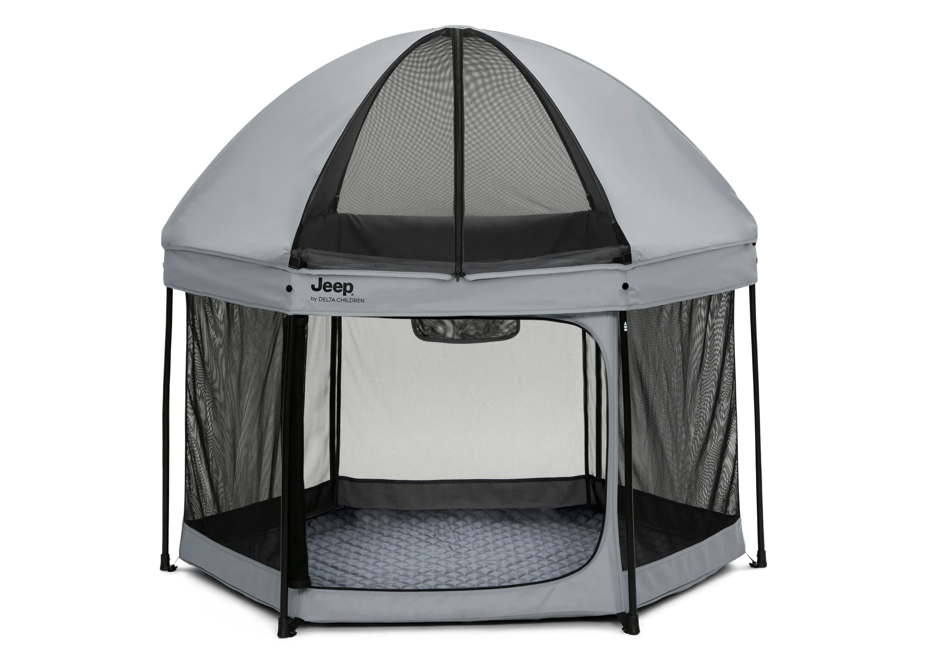 Hexagon Pop Up Play Yard with Removable Canopy - Image 9