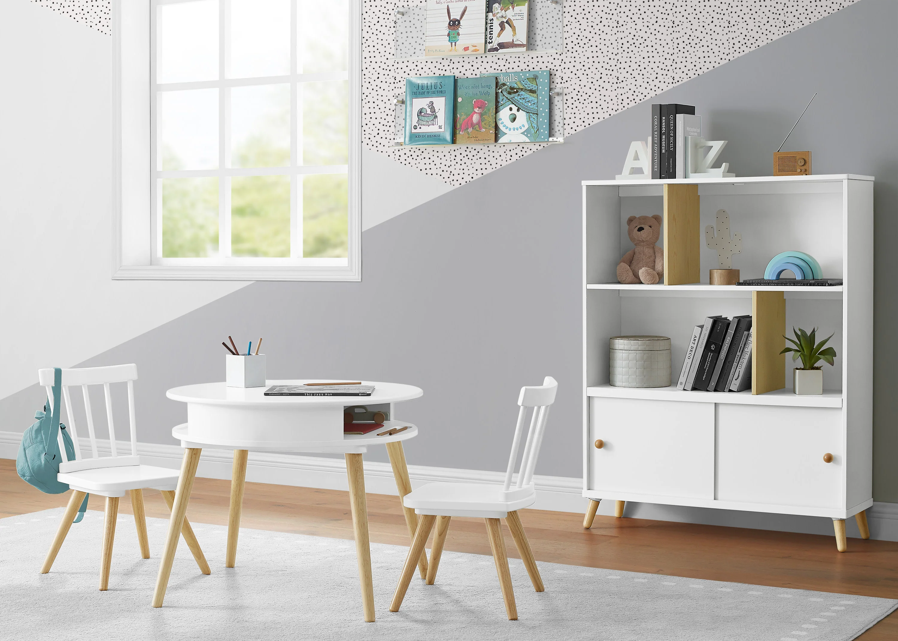 Hudson Storage Table & 2-Piece Chair Set - Image 8