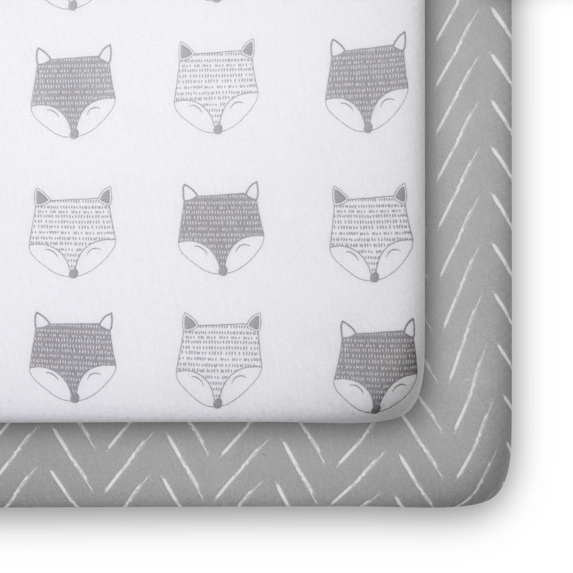 Indie Fox Fitted Crib Sheets - 2 Pack - Image 10