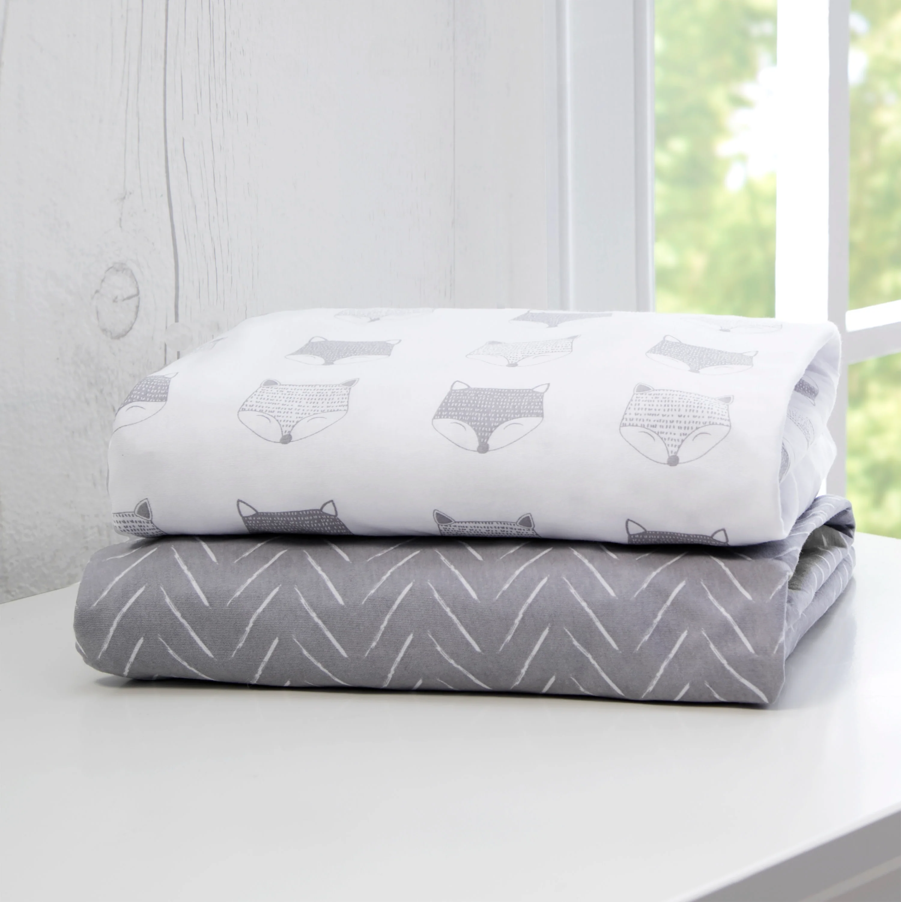 Indie Fox Fitted Crib Sheets - 2 Pack - Image 8