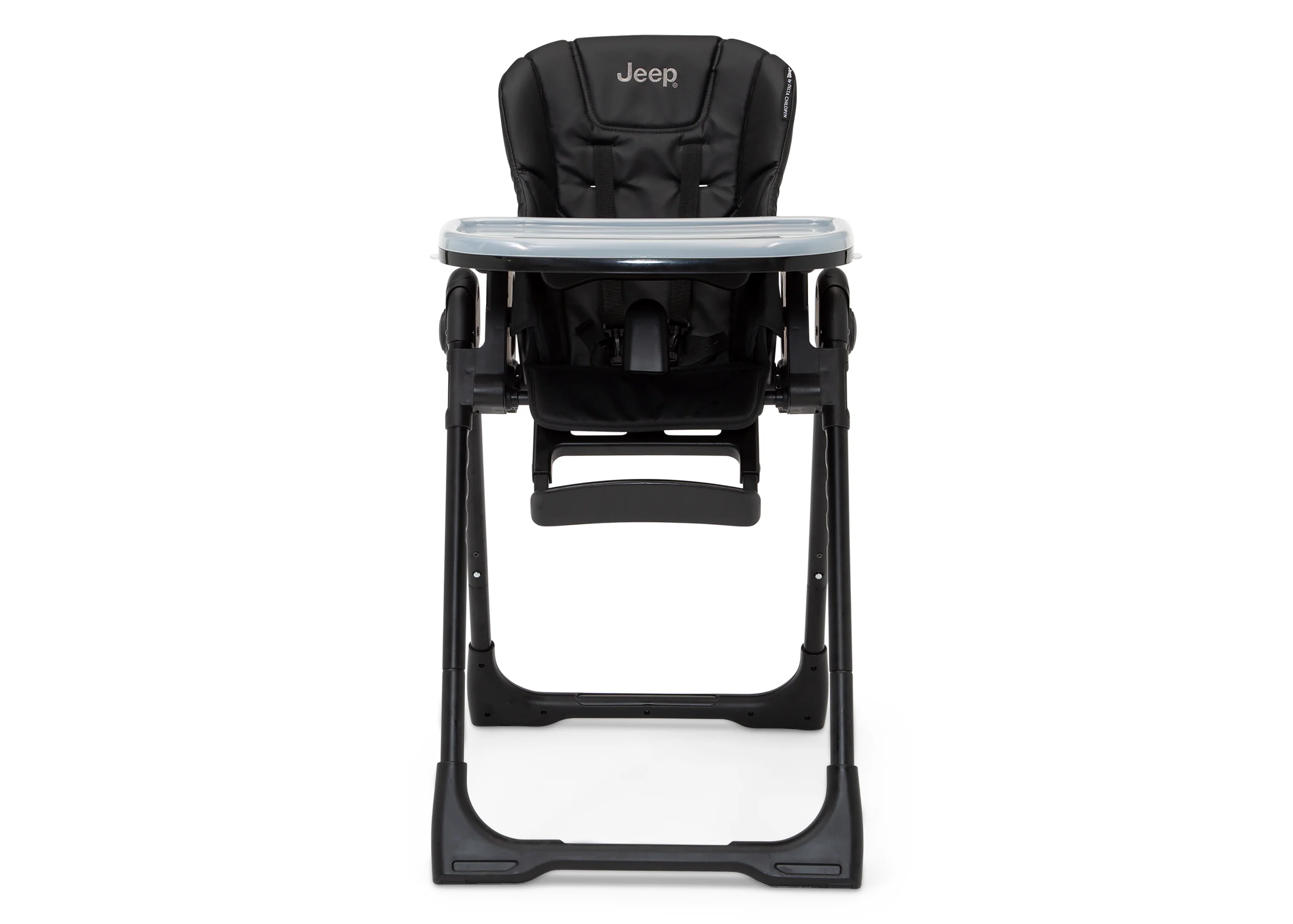 Jeep Classic Black Convertible 2-in-1 High Chair for Babies and Toddlers with Adjustable Height, Recline & Footrest - Image 5