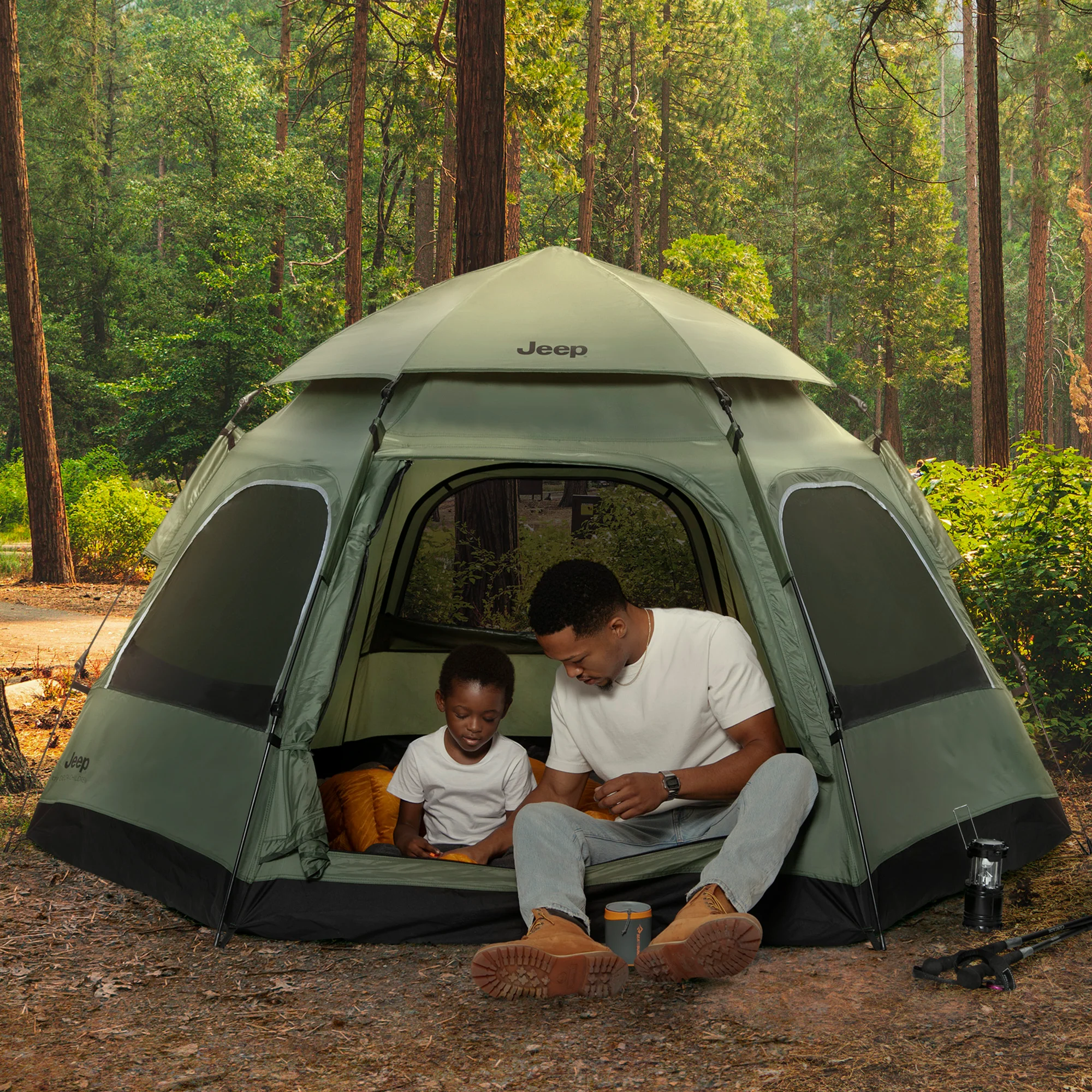 Compass 4-Person Pop-Up Instant Tent - Image 6