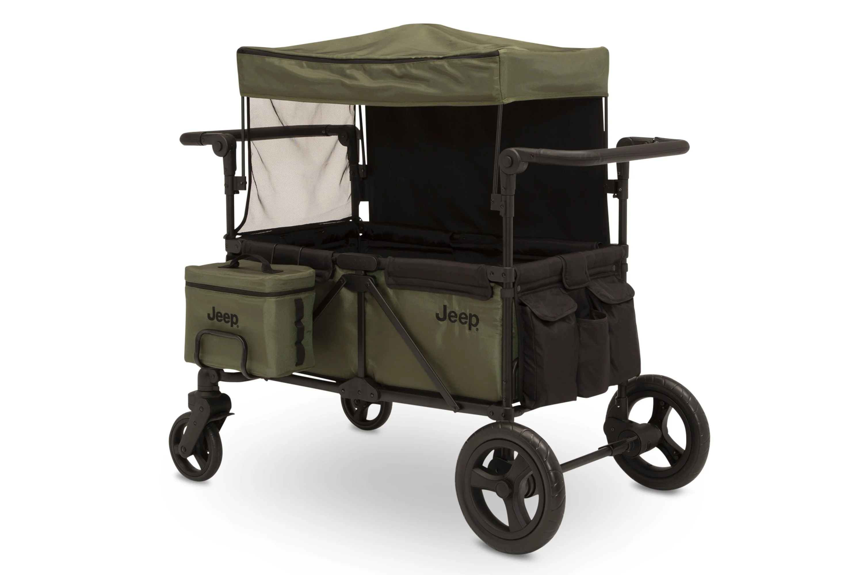 Jeep Wrangler Deluxe Stroller Wagon with Cooler Bag - Image 7