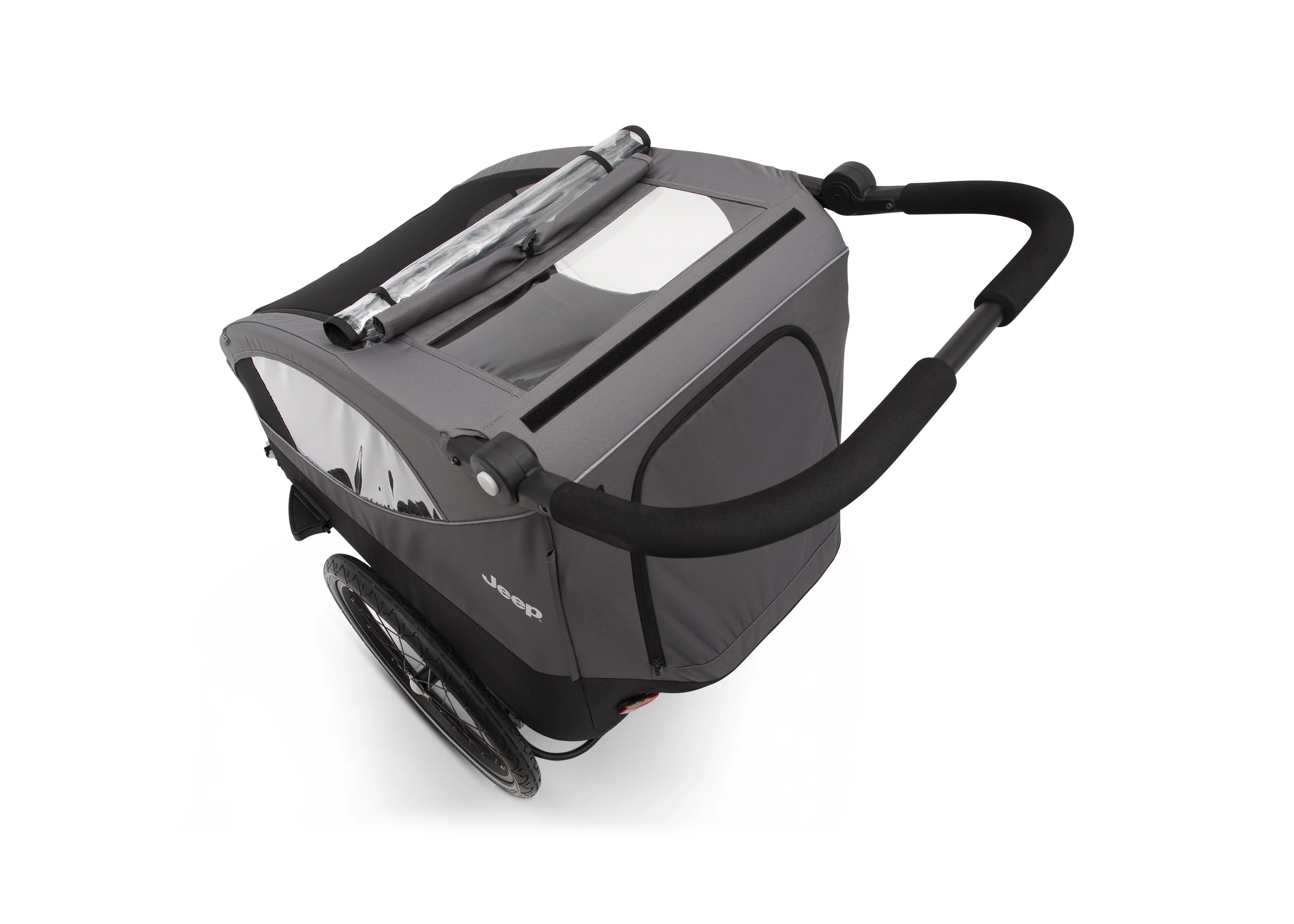 Jeep Everest 2-in-1 Child Bike Trailer and Stroller for 2 Kids - Image 6