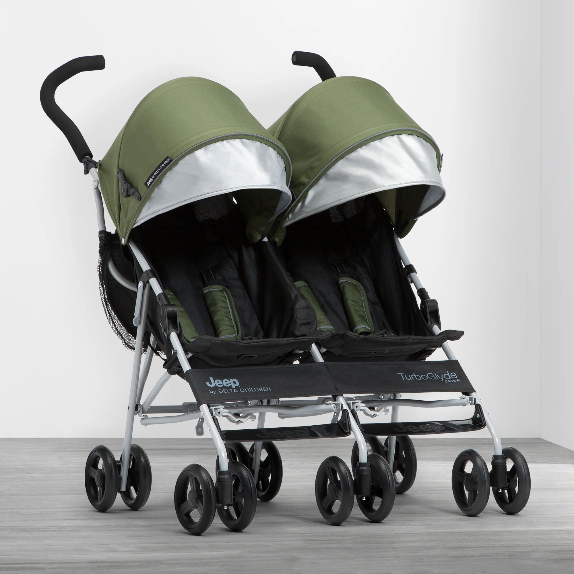 Jeep TurboGlyde Plus Side by Side Double Stroller - Image 12