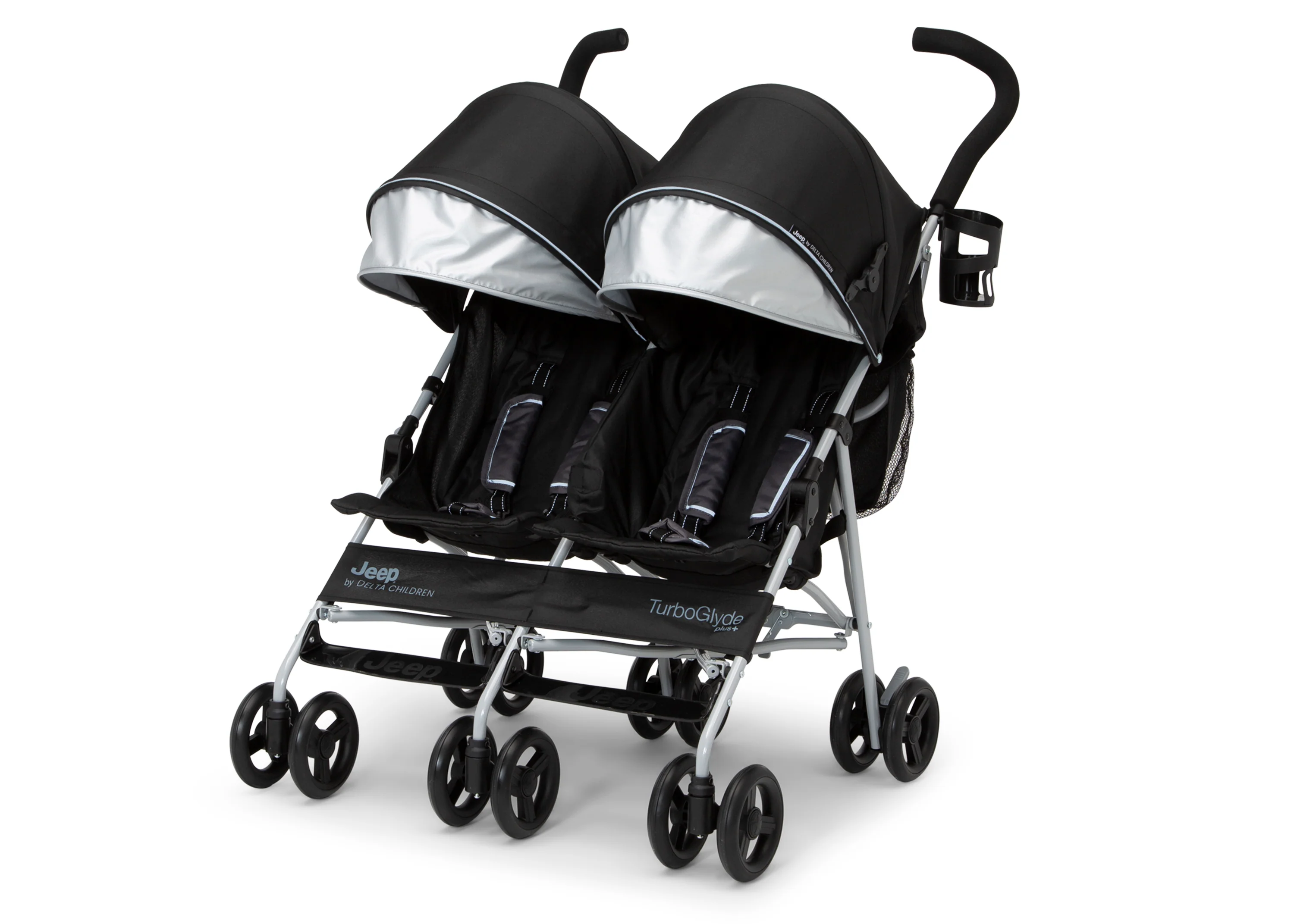 Jeep TurboGlyde Plus Side by Side Double Stroller - Image 4