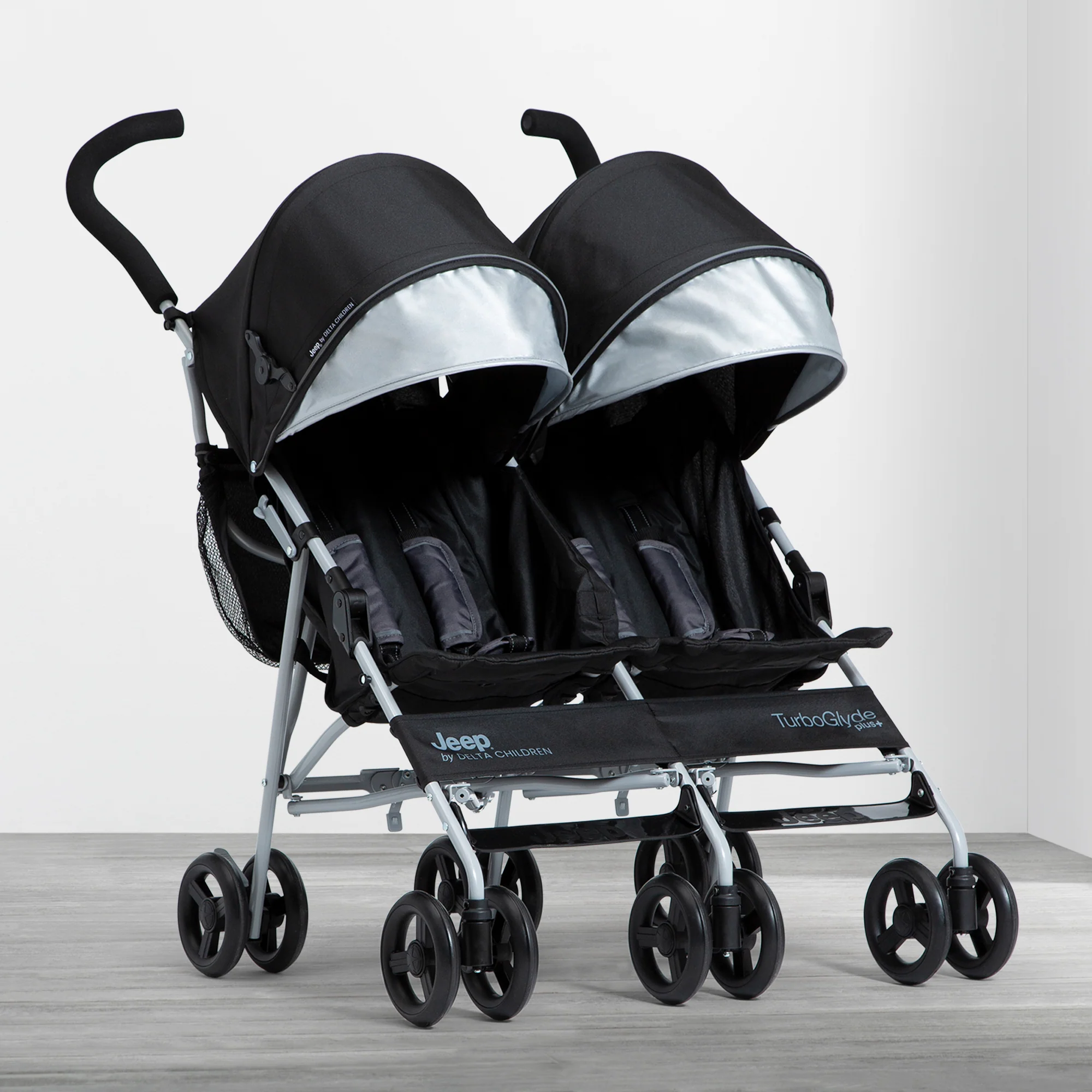 Jeep TurboGlyde Plus Side by Side Double Stroller - Image 6
