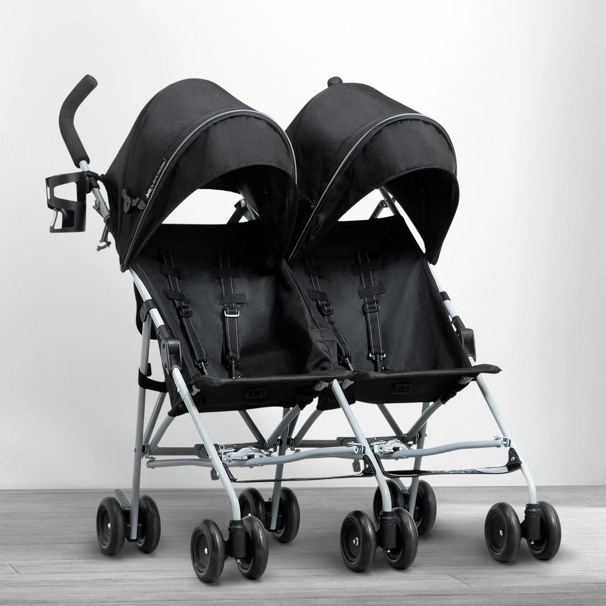 Jeep TurboGlyde Side by Side Double Stroller - Image 14
