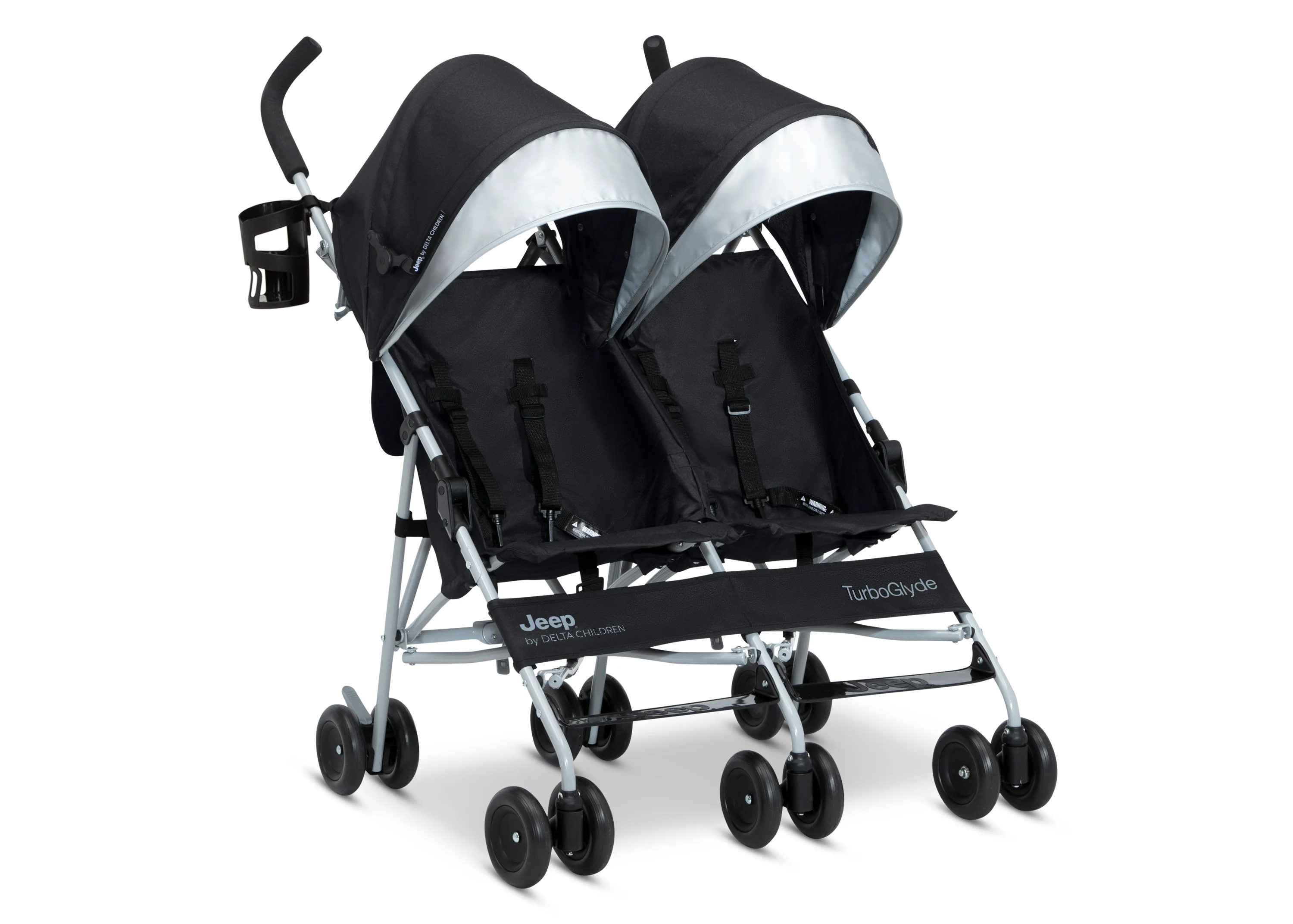 Jeep TurboGlyde Side by Side Double Stroller - Image 2
