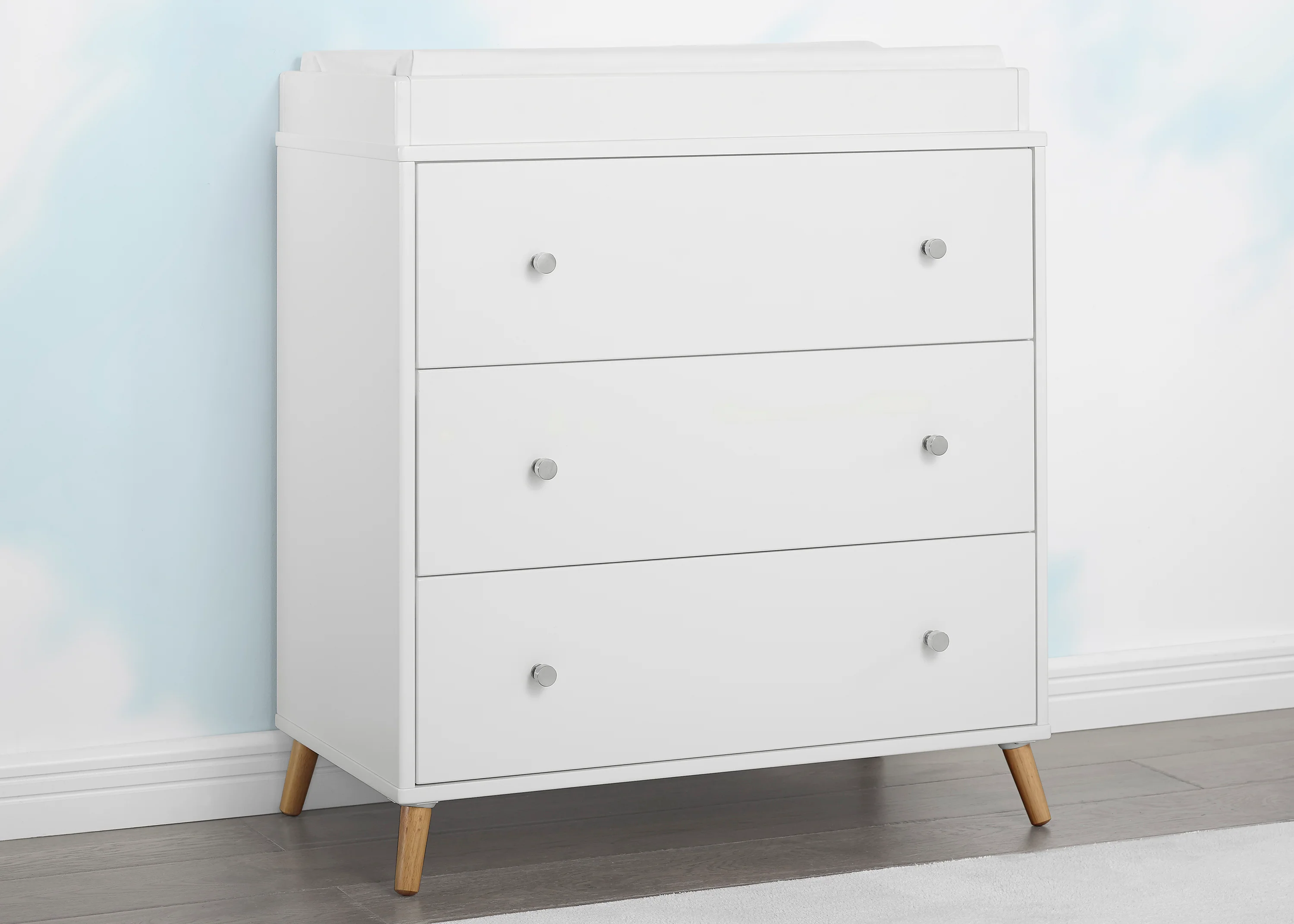 Jordan 3 Drawer Dresser with Interlocking Drawers - Image 17