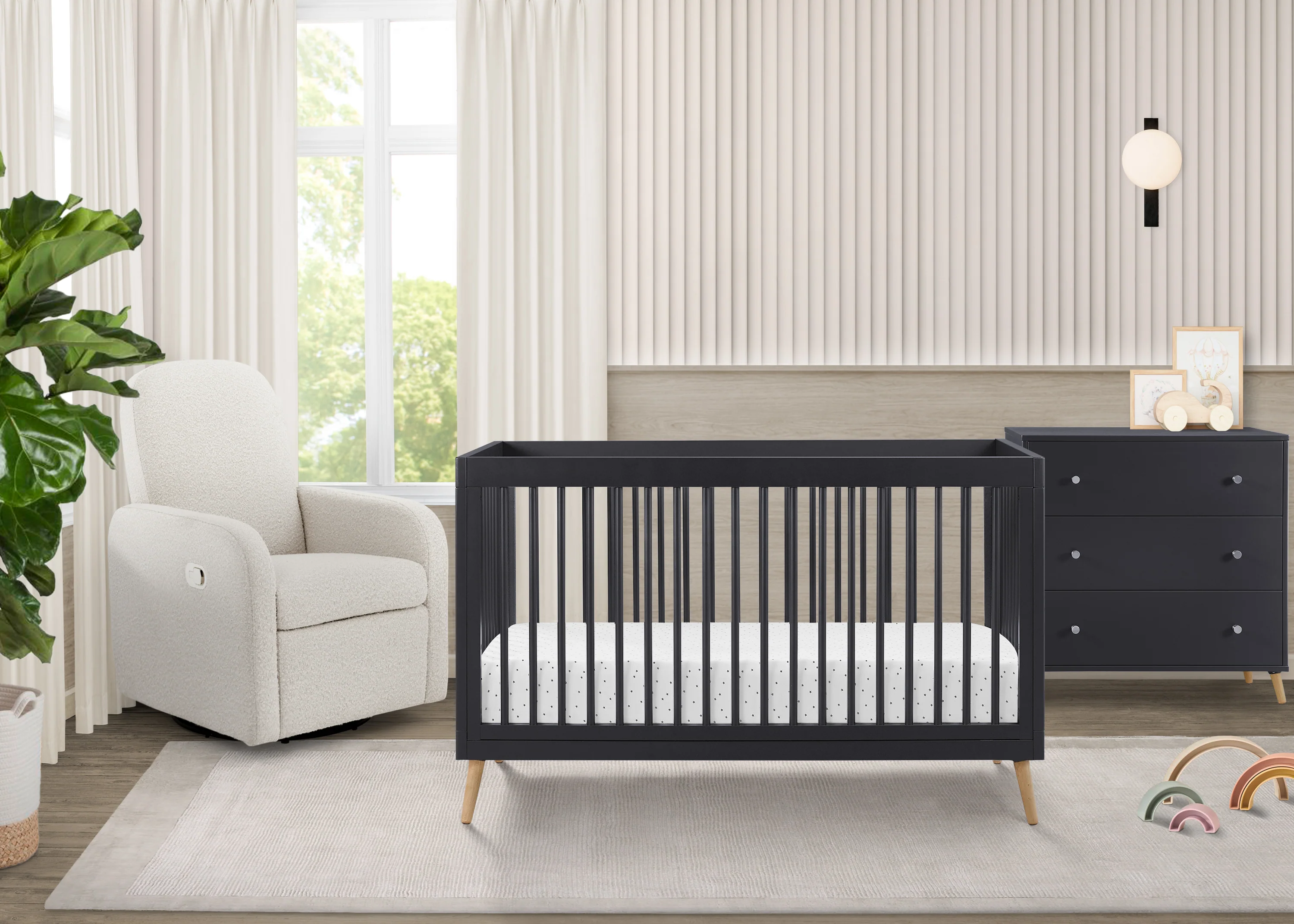 Jordan 4-in-1 Convertible Crib - Image 16