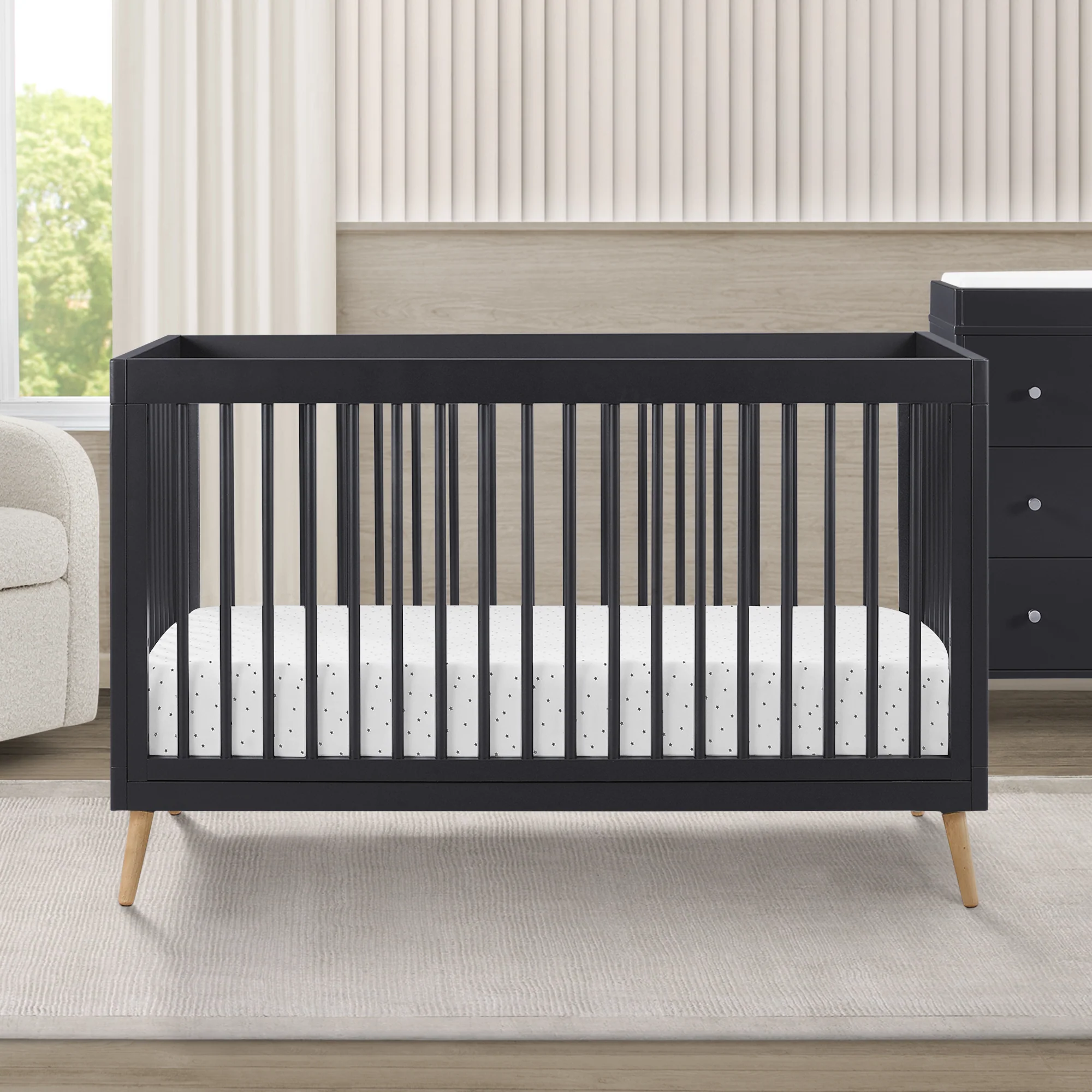 Jordan 4-in-1 Convertible Crib - Image 17