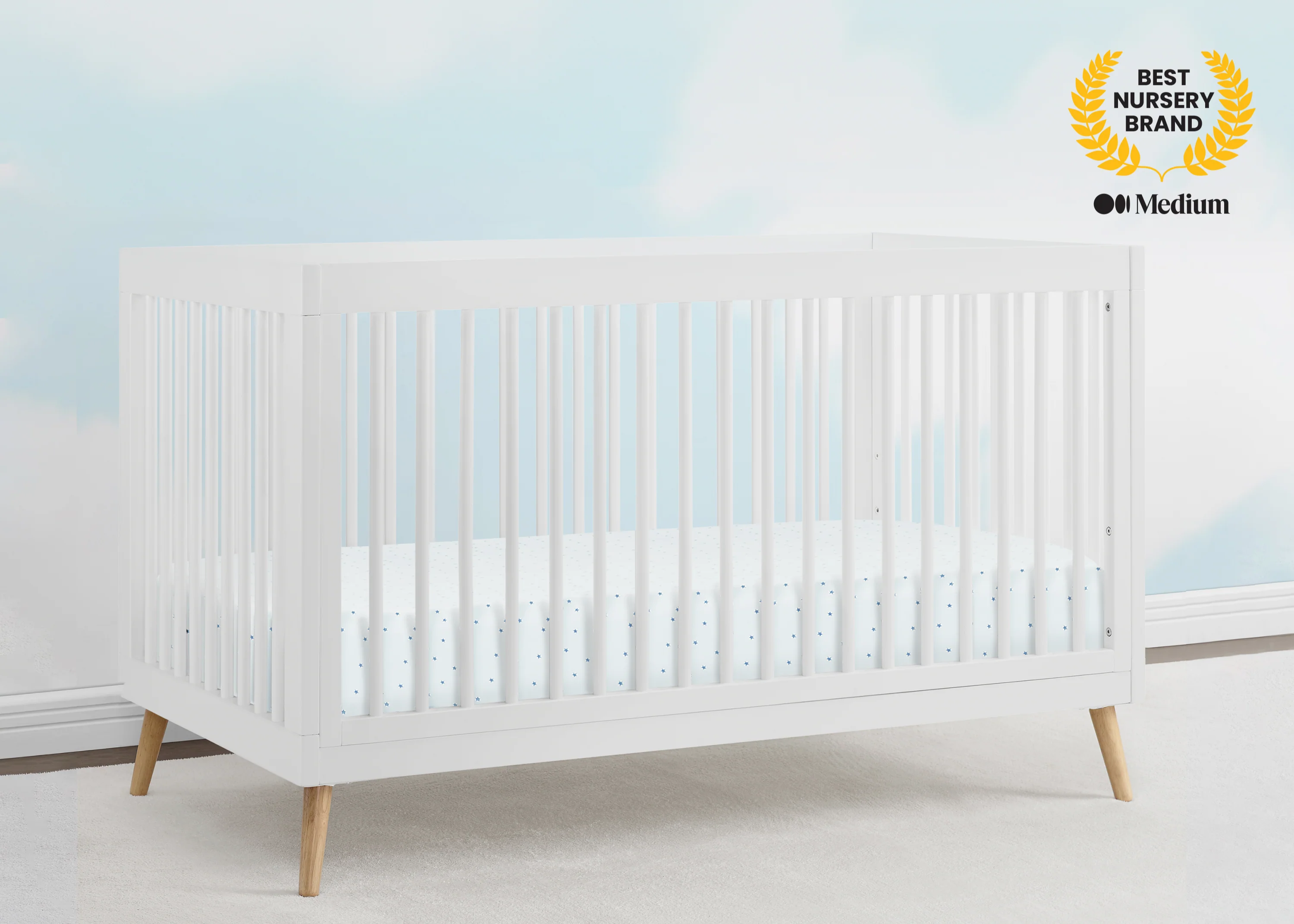Jordan 4-in-1 Convertible Crib - Image 20