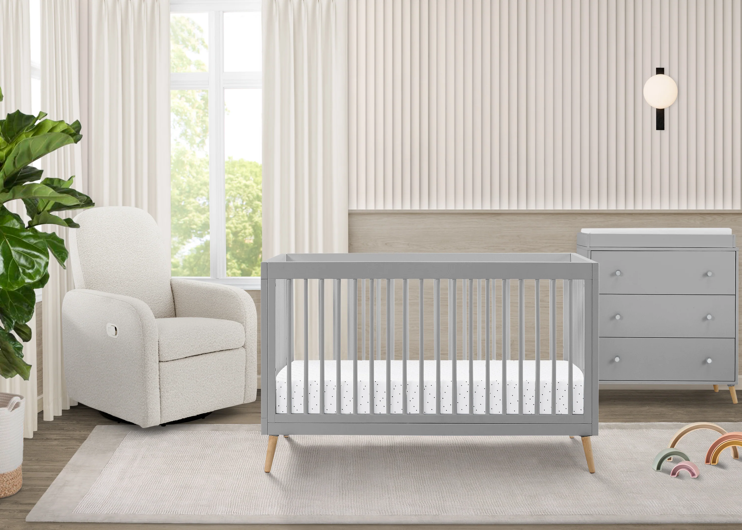 Jordan 4-in-1 Convertible Crib - Image 35