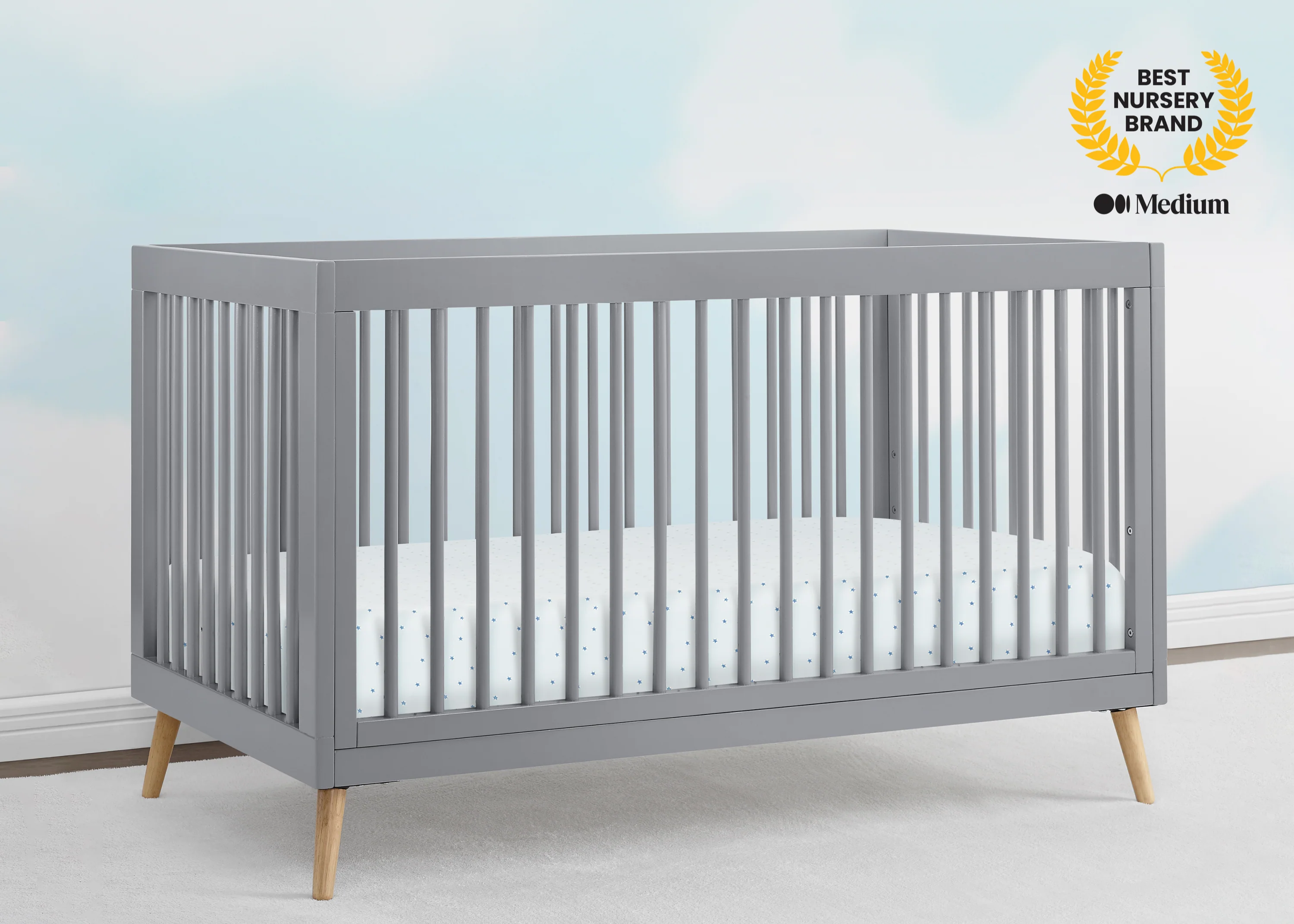 Jordan 4-in-1 Convertible Crib - Image 37